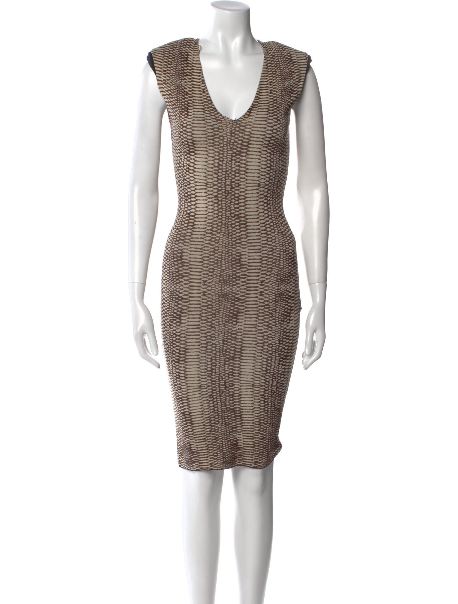 Lanvin Silk Knee-Length Dress