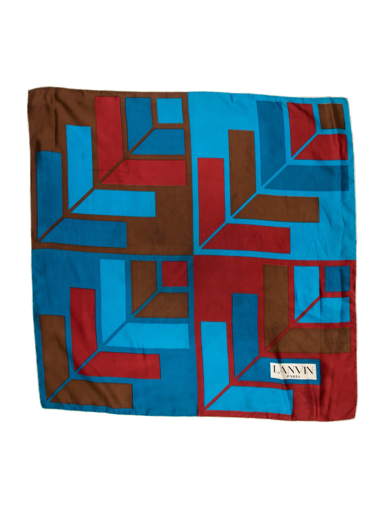 Lanvin Silk Printed Scarf