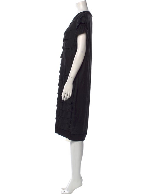 Lanvin Crew Neck Midi Length Dress
