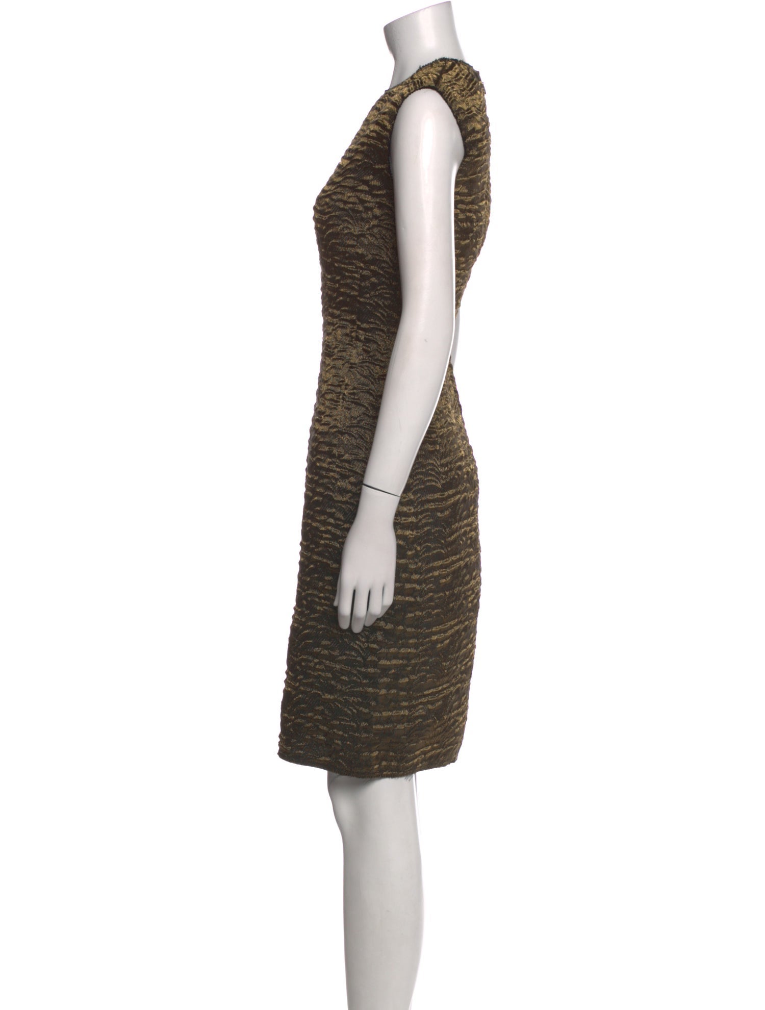 Lanvin Crew Neck Knee-Length Dress