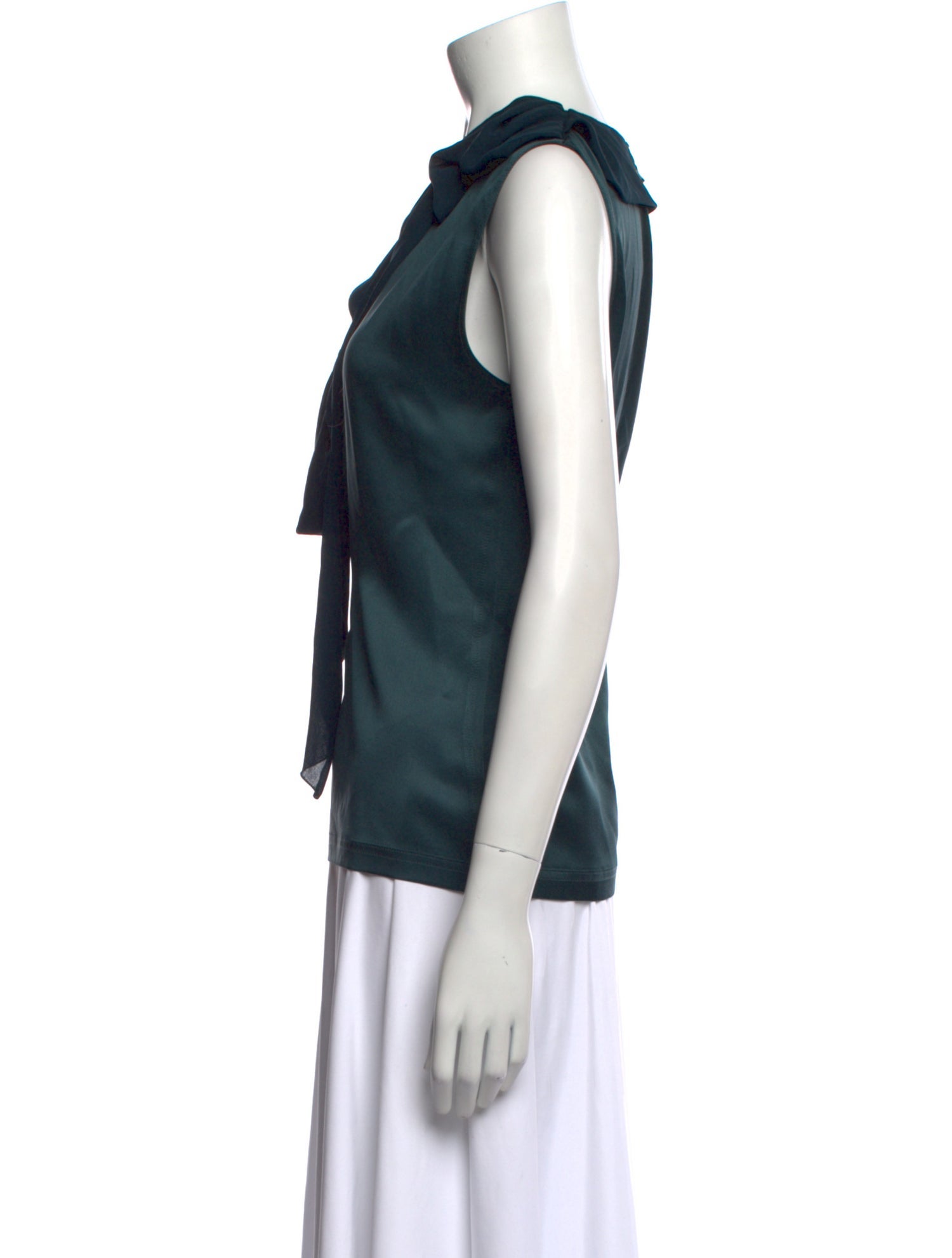 Lanvin Crew Neck Sleeveless Top