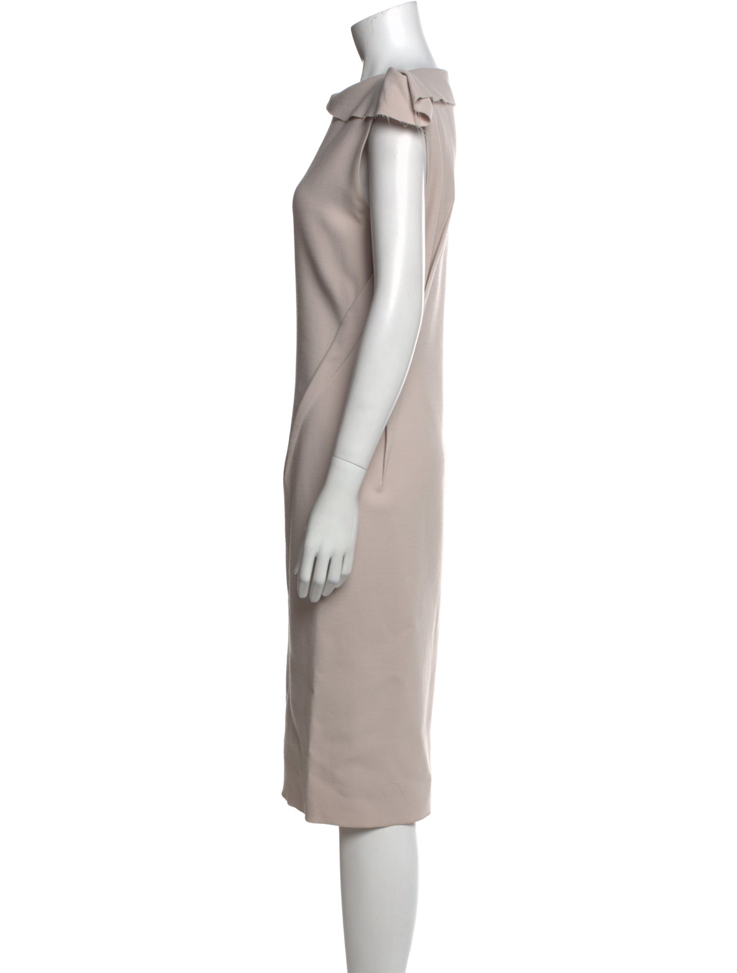 Lanvin Wool Midi Length Dress