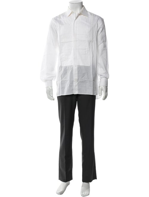 Lanvin Long Sleeve Tuxedo Shirt