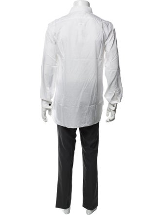 Lanvin Long Sleeve Tuxedo Shirt
