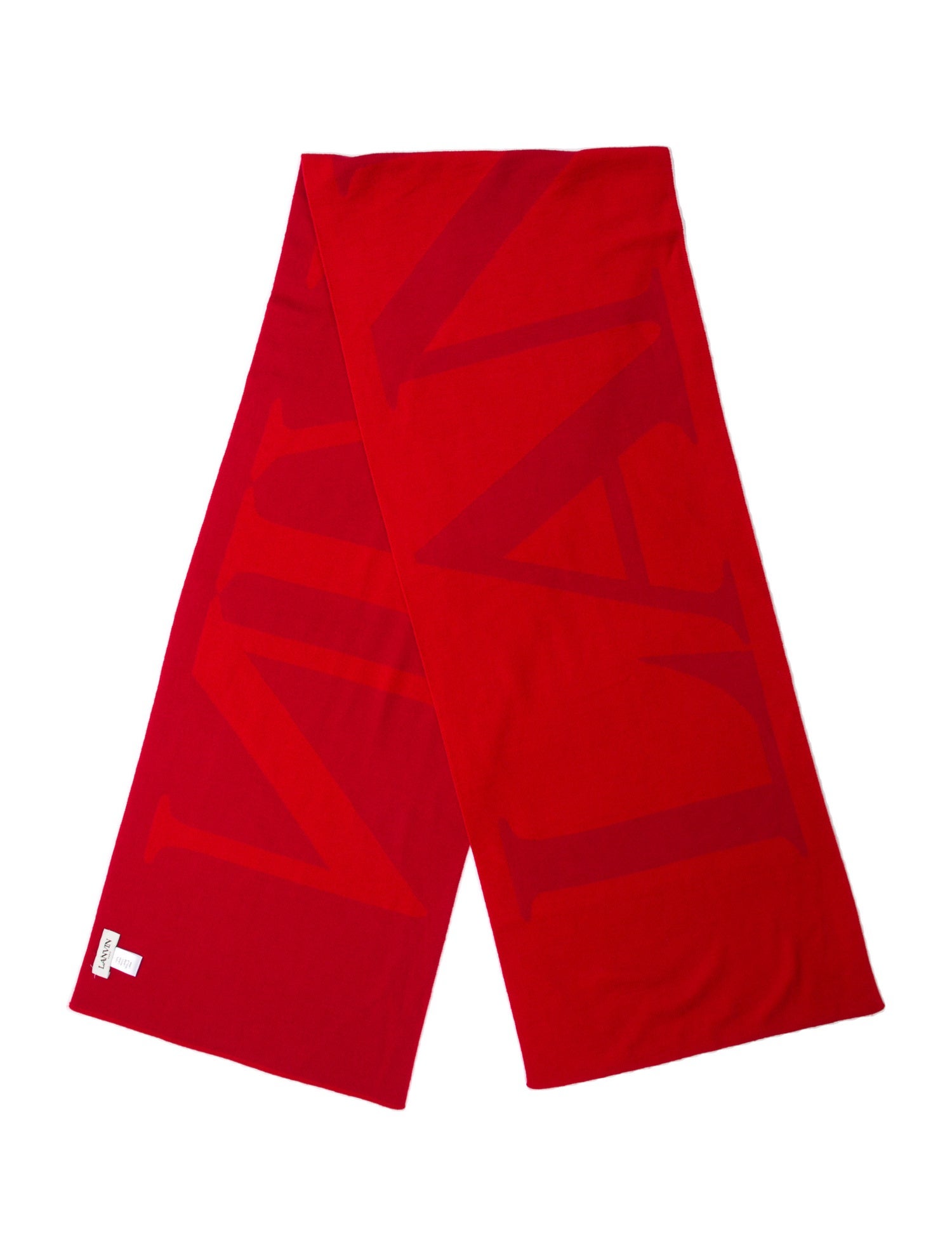 Lanvin Wool Printed Scarf