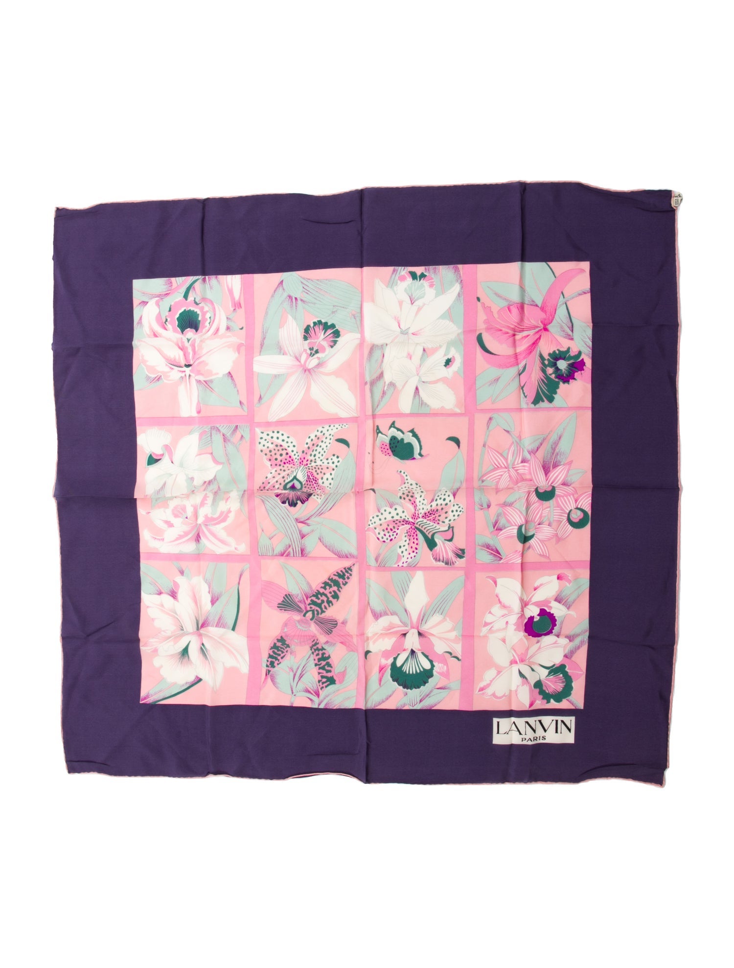 Lanvin Silk Printed Scarf