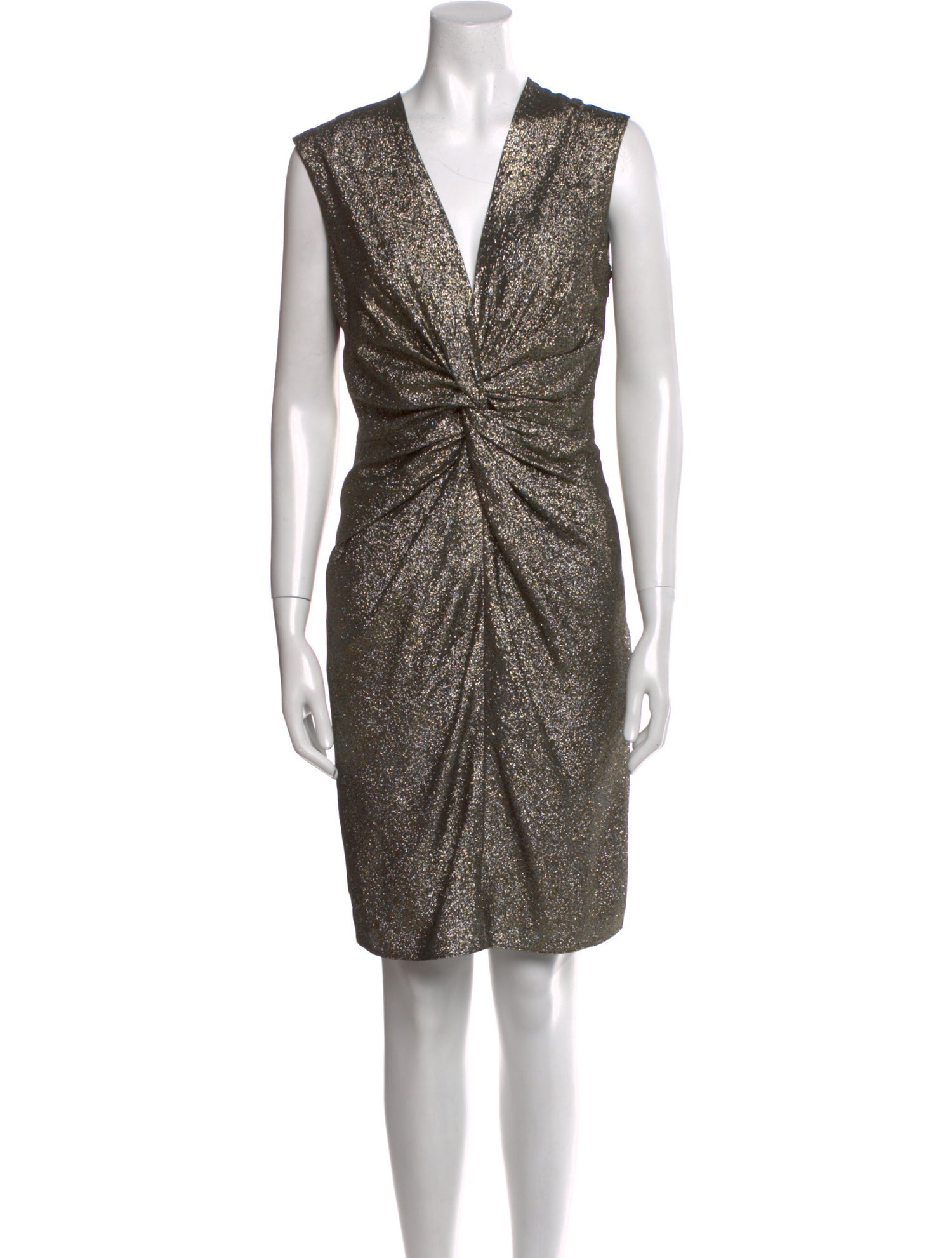 Lanvin Silk Knee-Length Dress