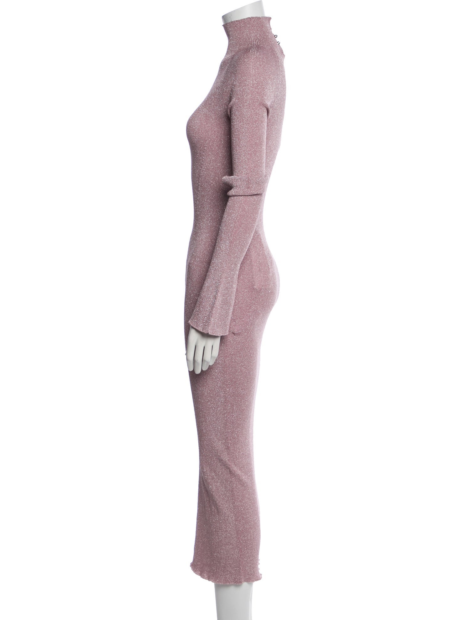 Lanvin Turtleneck Long Dress