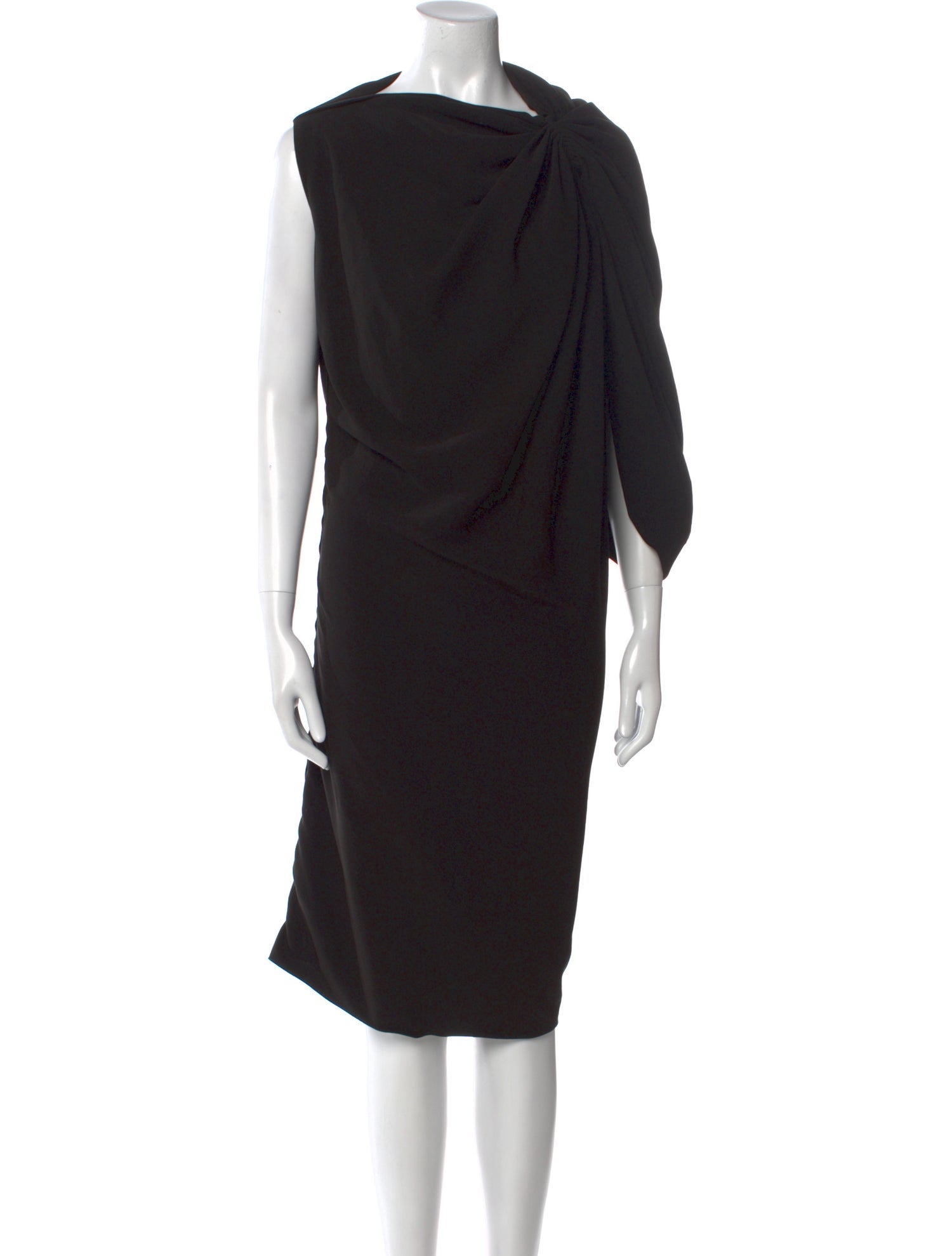 Lanvin Cowl Neck Midi Length Dress