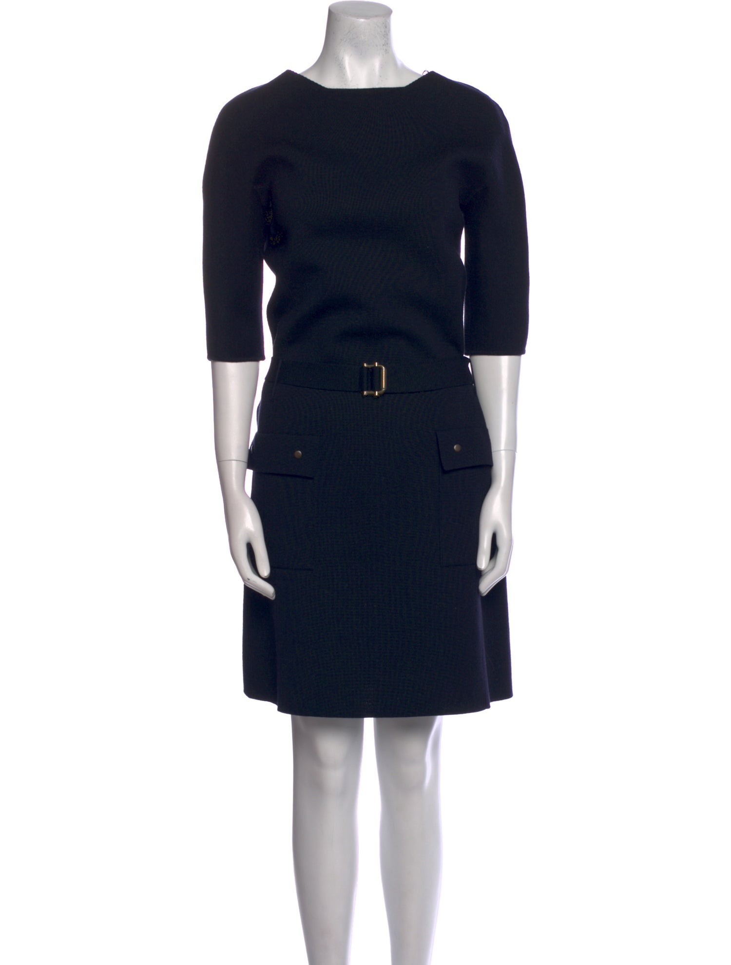 Lanvin Wool Knee-Length Dress