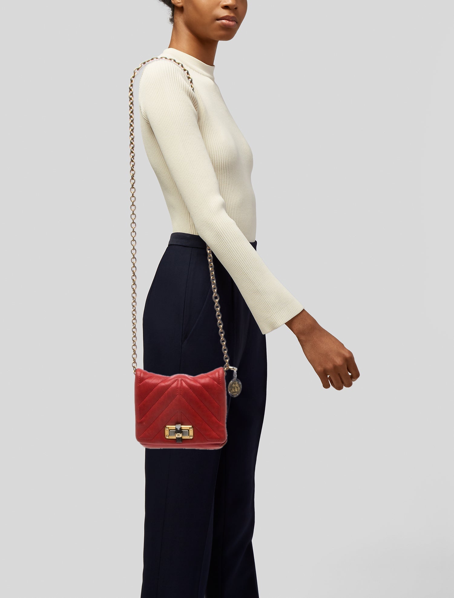 Lanvin Leather Crossbody Bag