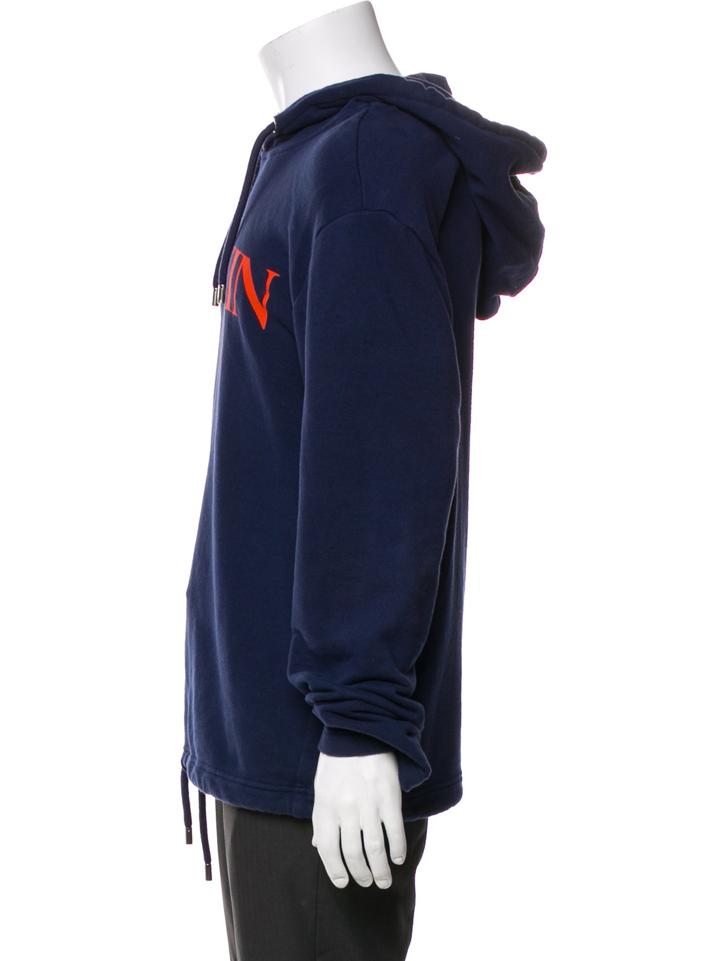 Lanvin Graphic Print Crew Neck Hoodie