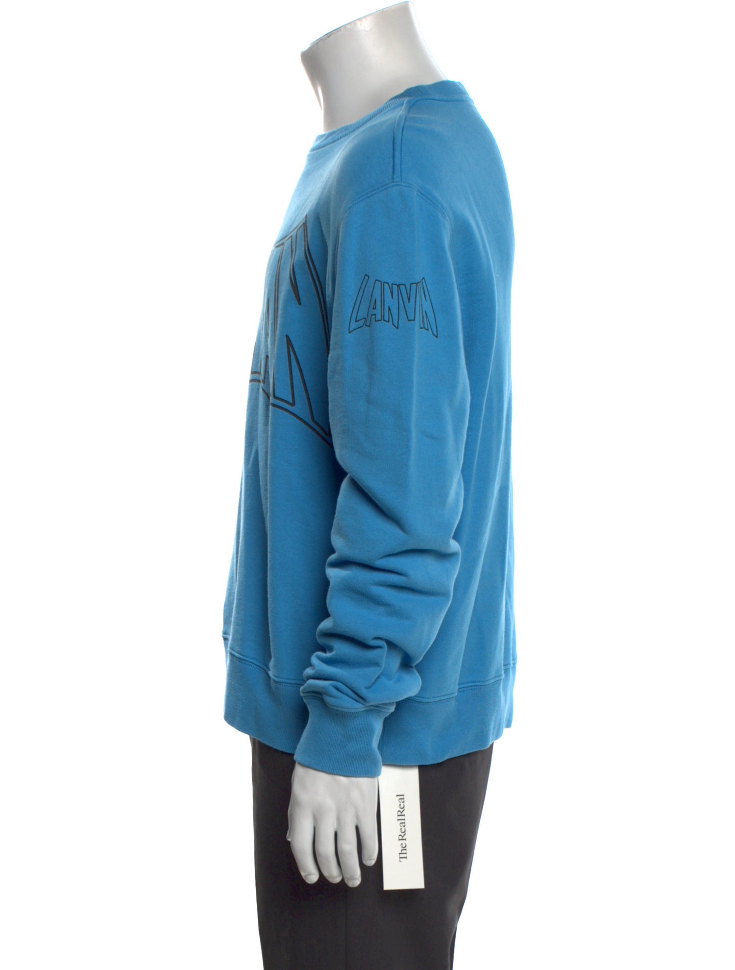 Lanvin Graphic Print Crew Neck Pullover