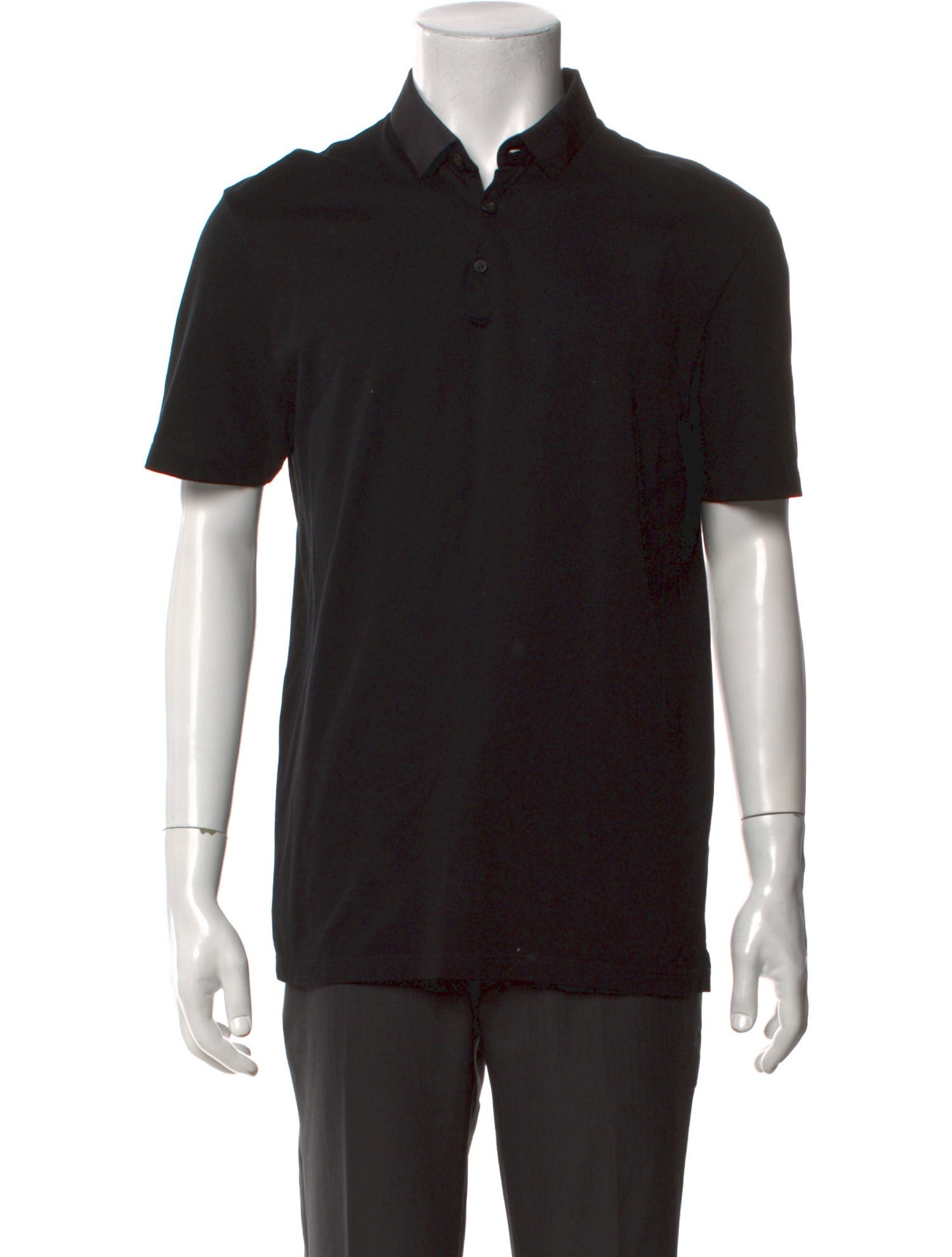 Lanvin Crew Neck Short Sleeve Polo Shirt