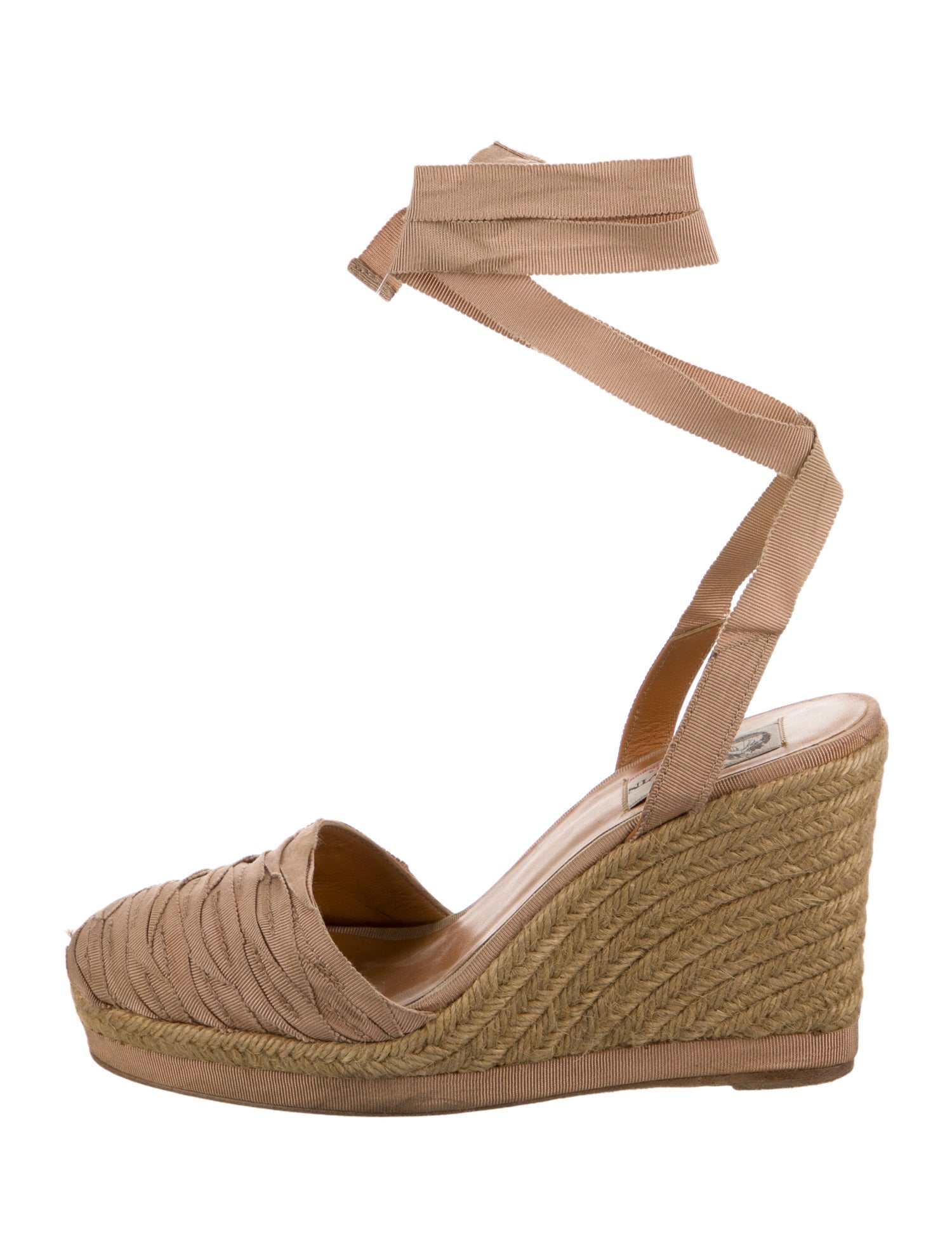 Lanvin Grosgrain Trim Slingback Pumps