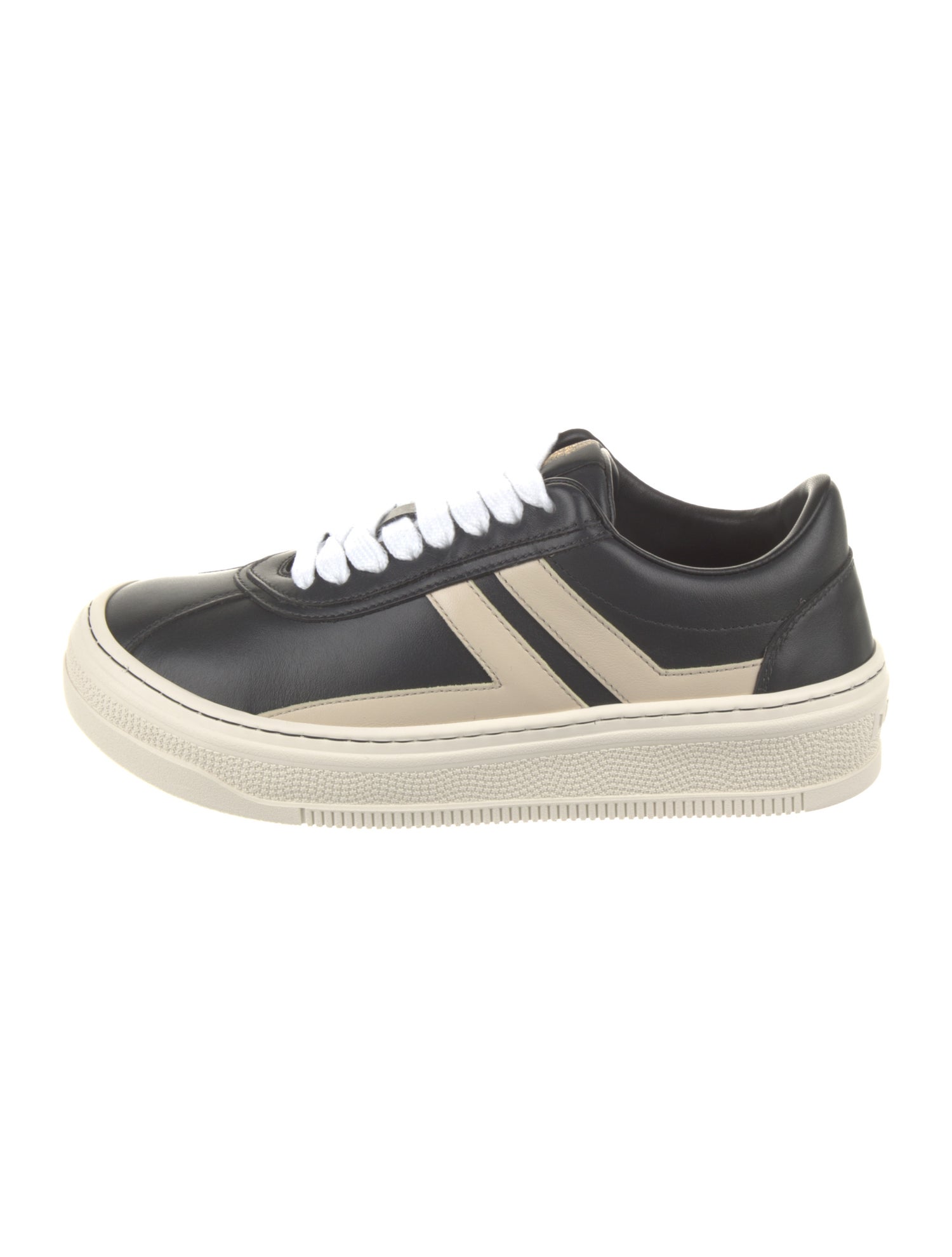 Lanvin Leather Printed Sneakers