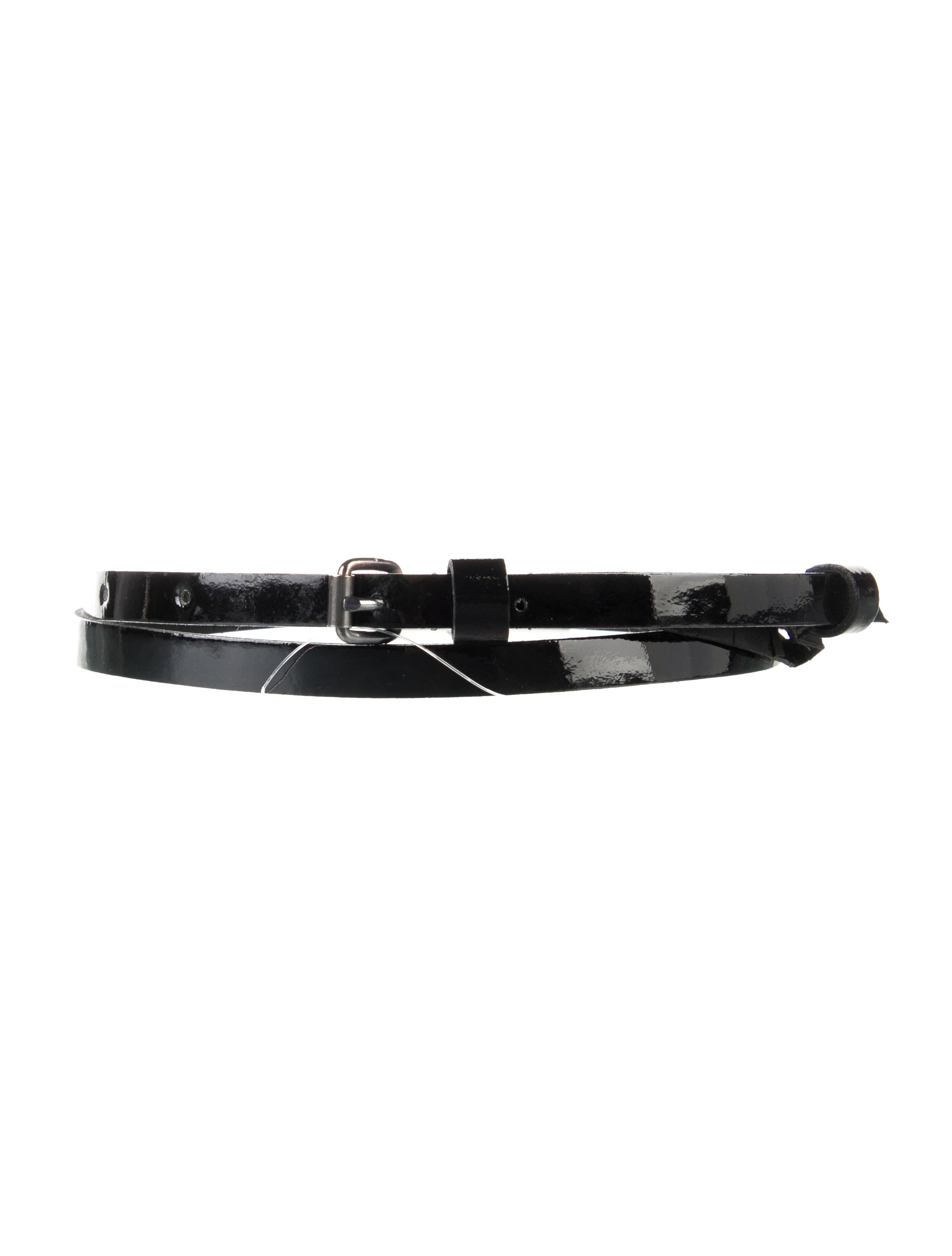 Lanvin Skinny Patent Leather Belt
