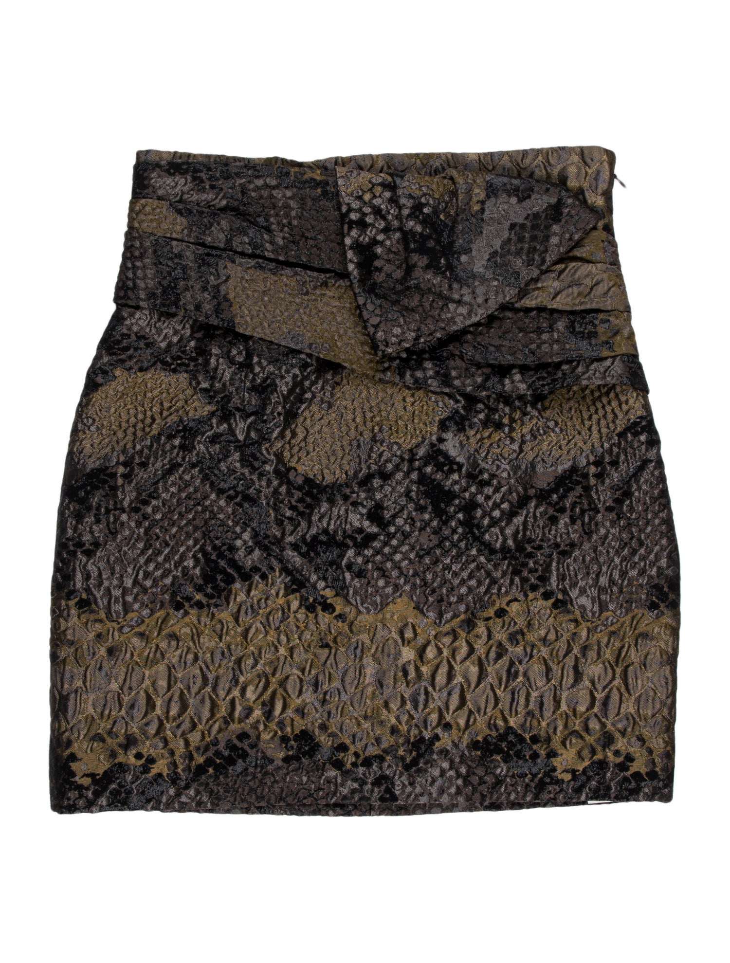 Lanvin Animal Print Mini Skirt