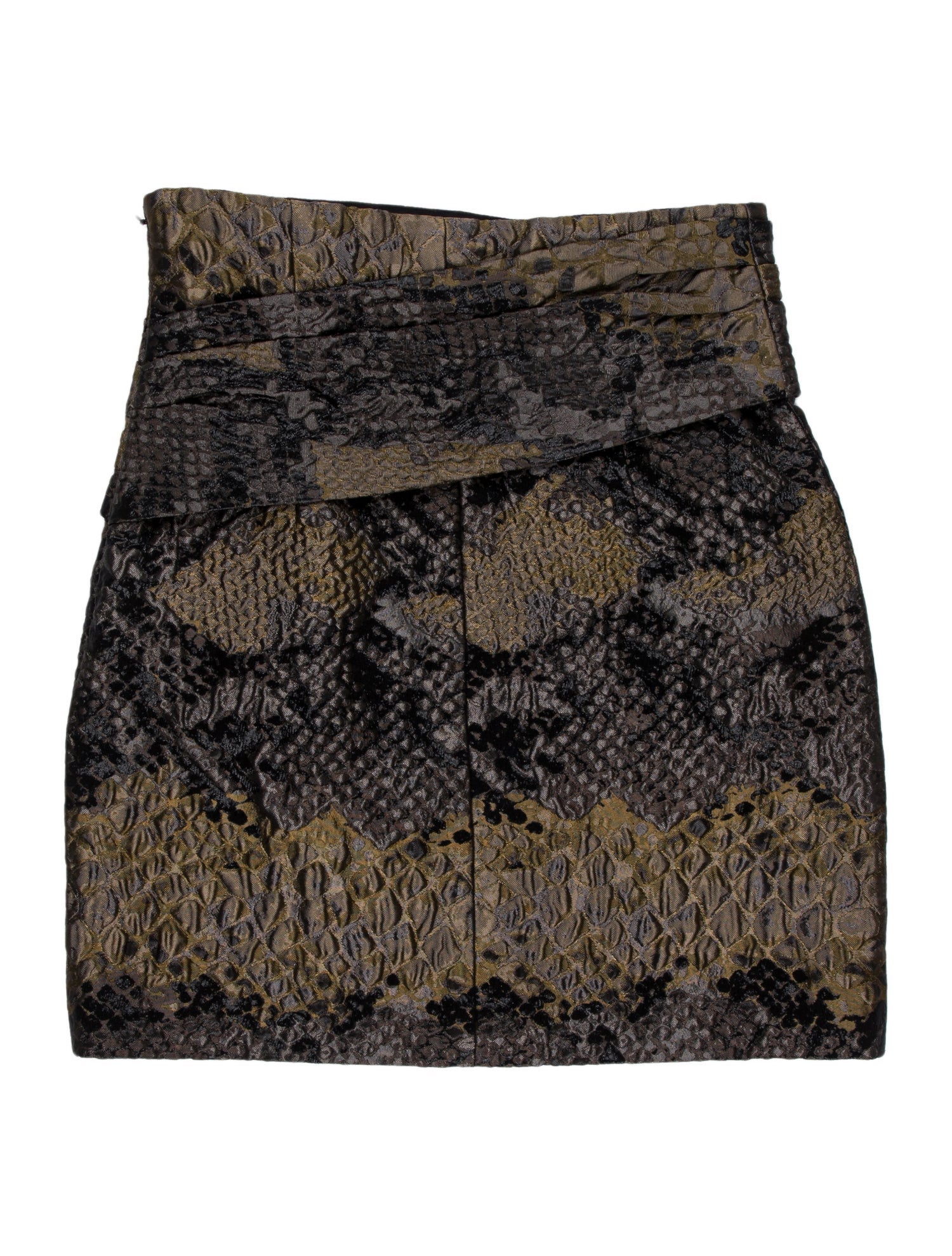 Lanvin Animal Print Mini Skirt