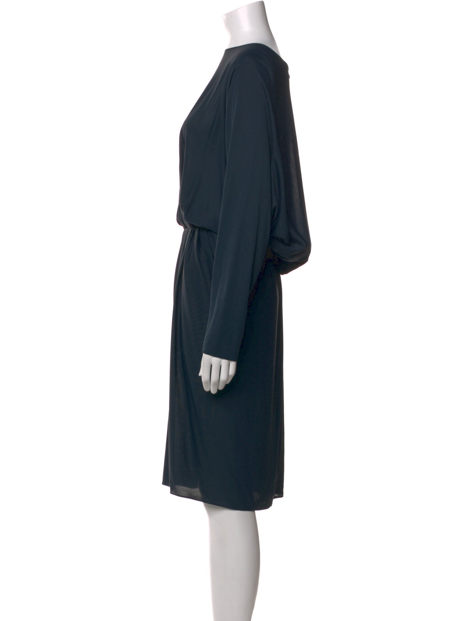 Lanvin Bateau Neckline Knee-Length Dress