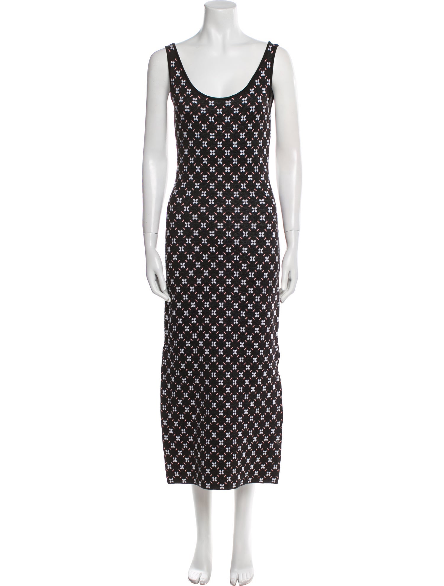 Lanvin Printed Long Dress w/ Tags