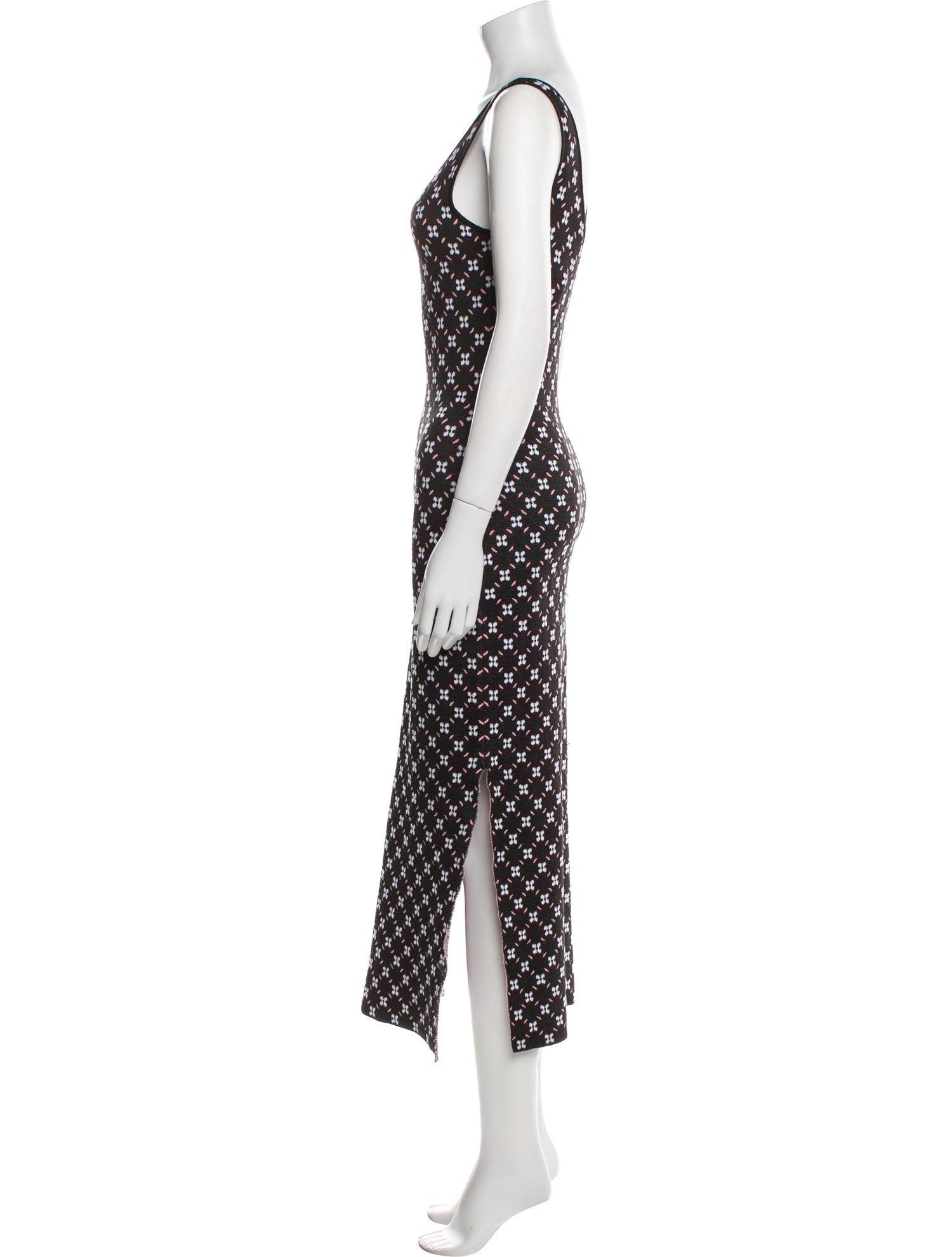 Lanvin Printed Long Dress w/ Tags