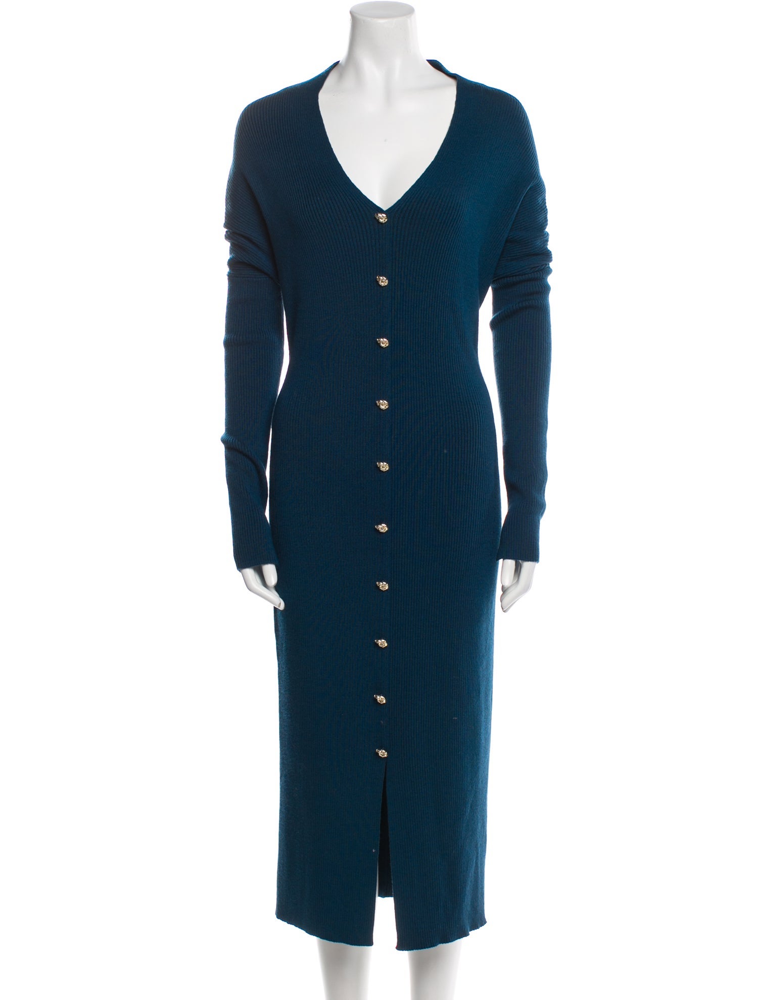 Lanvin Merino Wool Long Dress