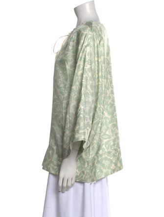 Lanvin Silk Printed Blouse