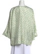 Lanvin Silk Printed Blouse