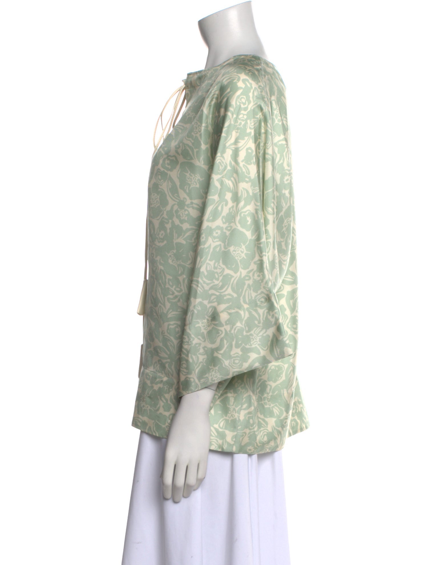 Lanvin Silk Printed Blouse w/ Tags