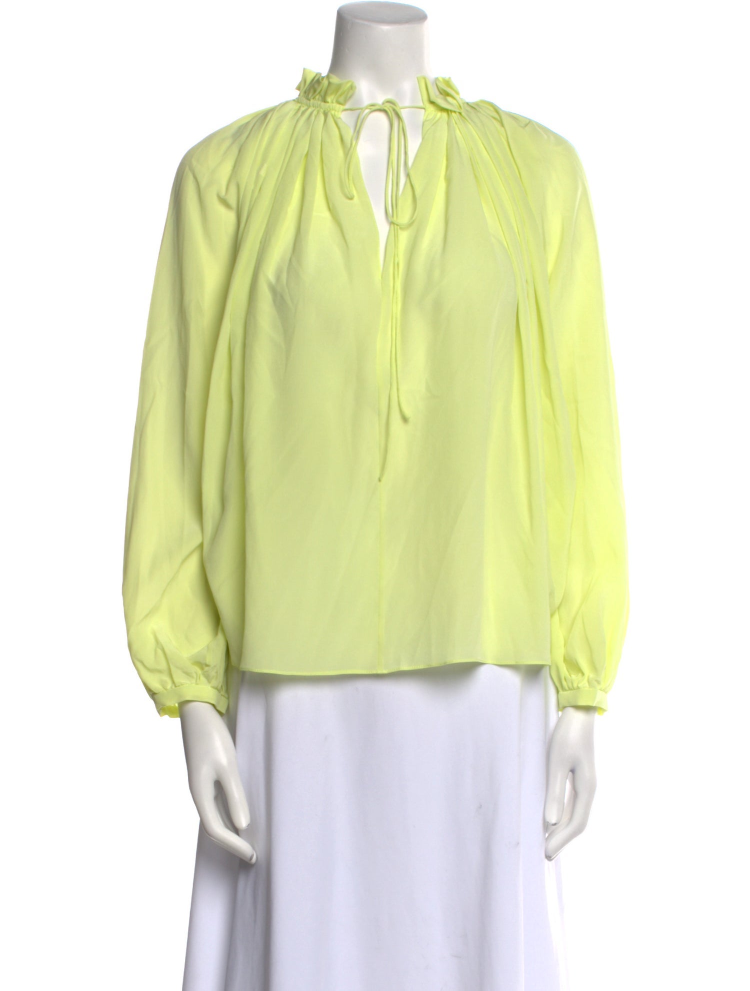 Lanvin Silk Mock Neck Blouse w/ Tags