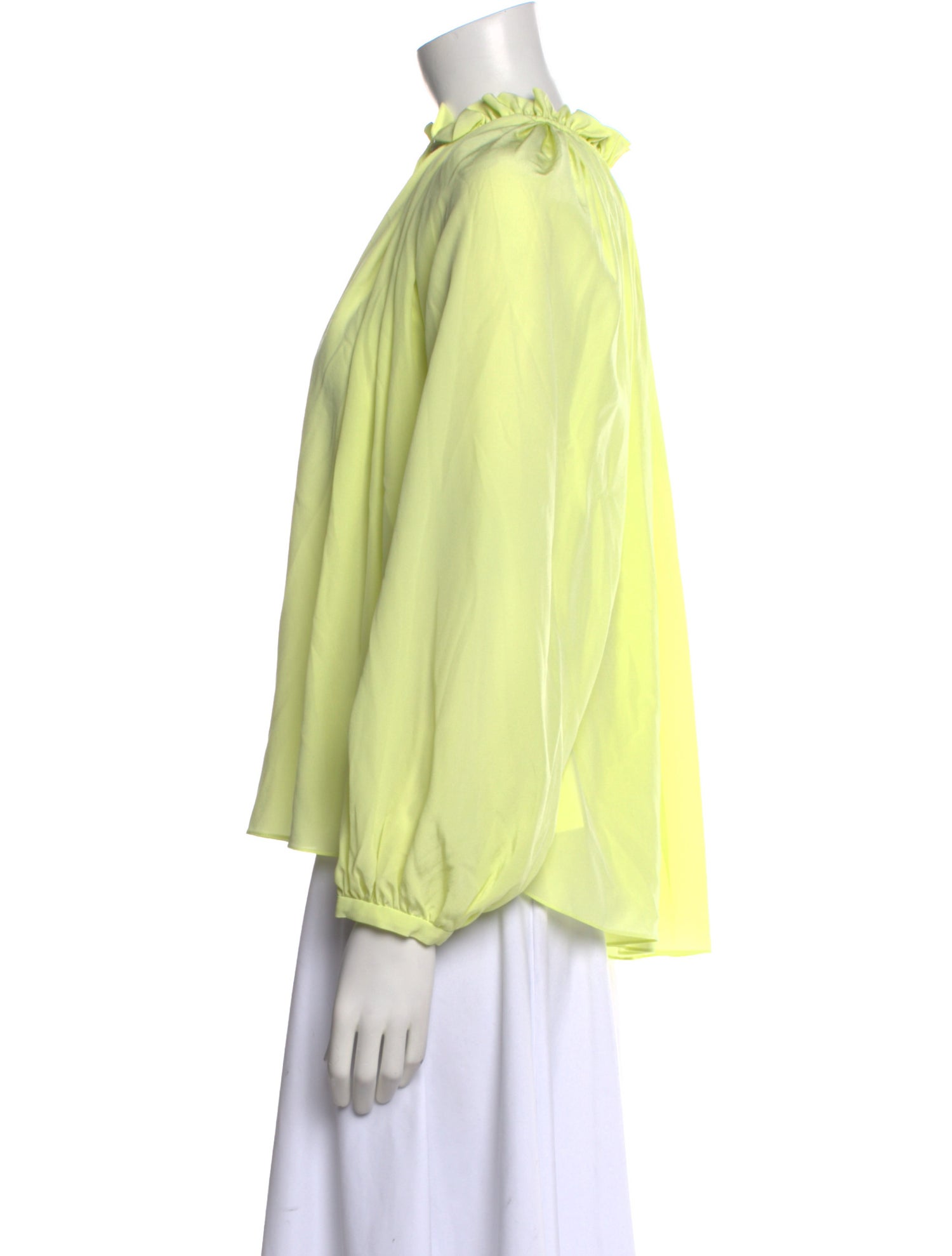 Lanvin Silk Mock Neck Blouse w/ Tags