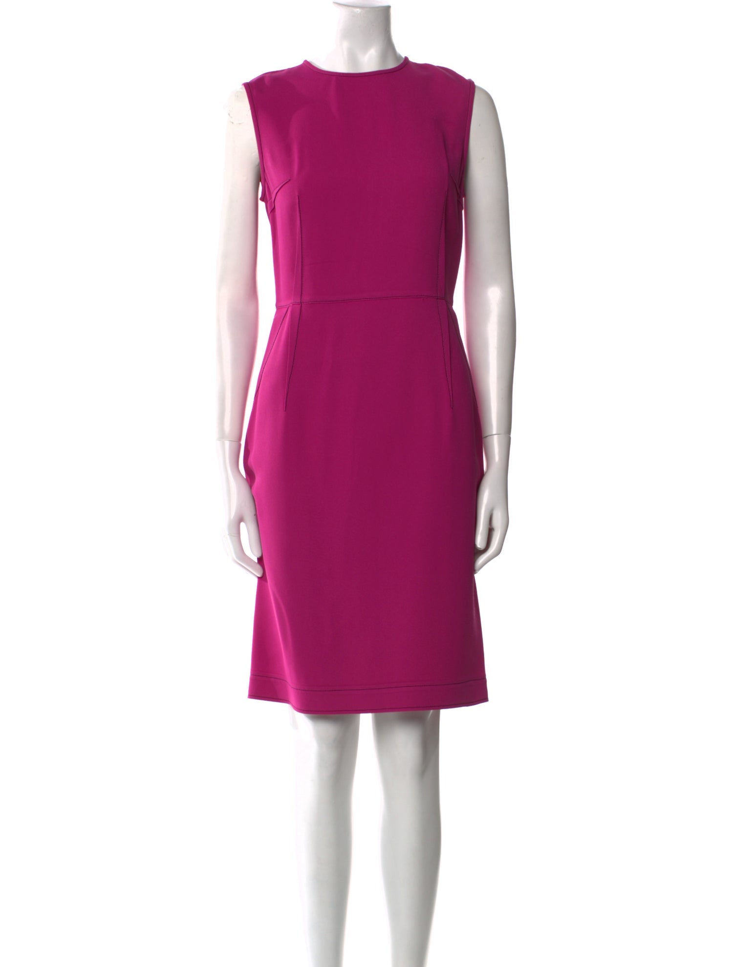 Lanvin Scoop Neck Knee-Length Dress