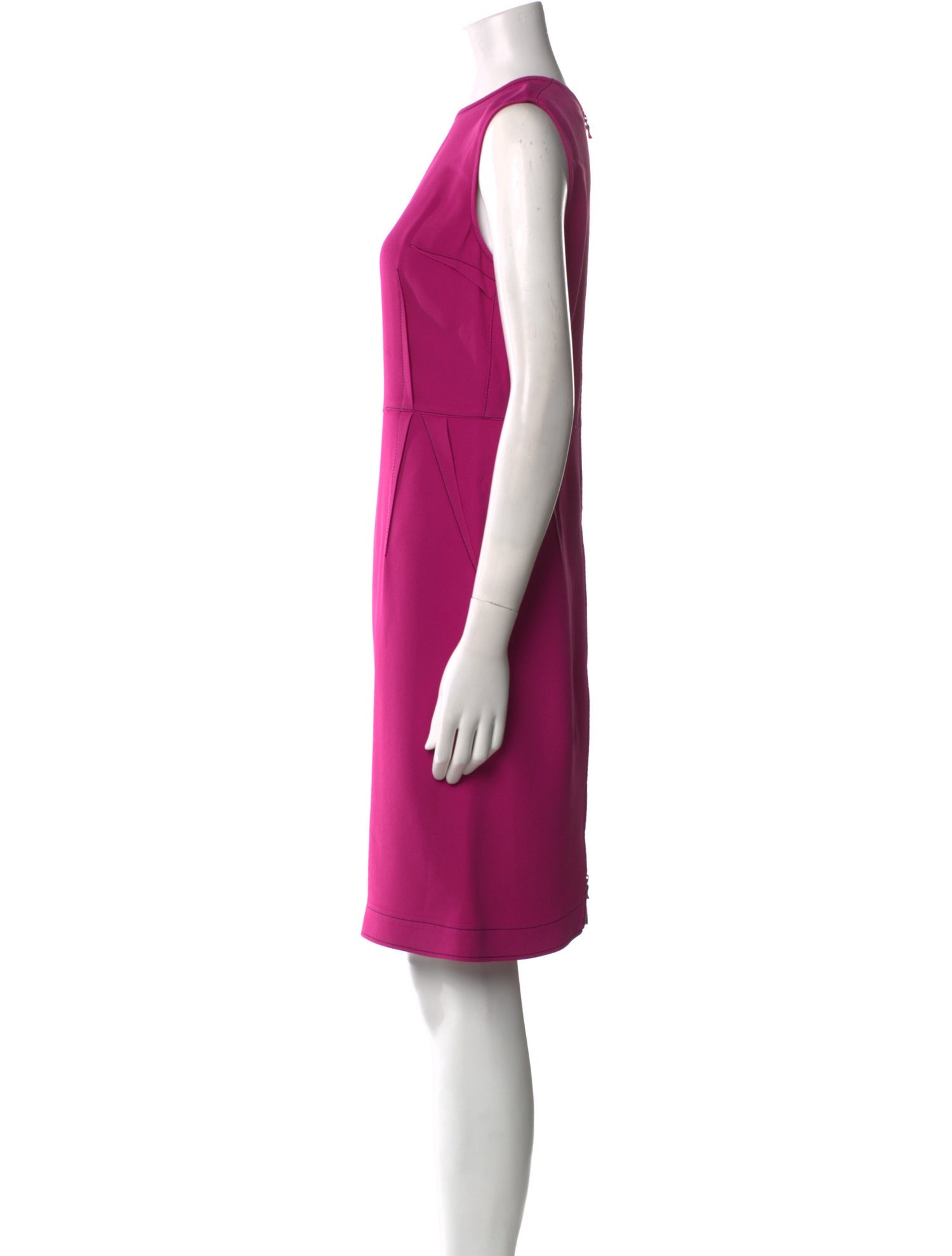Lanvin Scoop Neck Knee-Length Dress