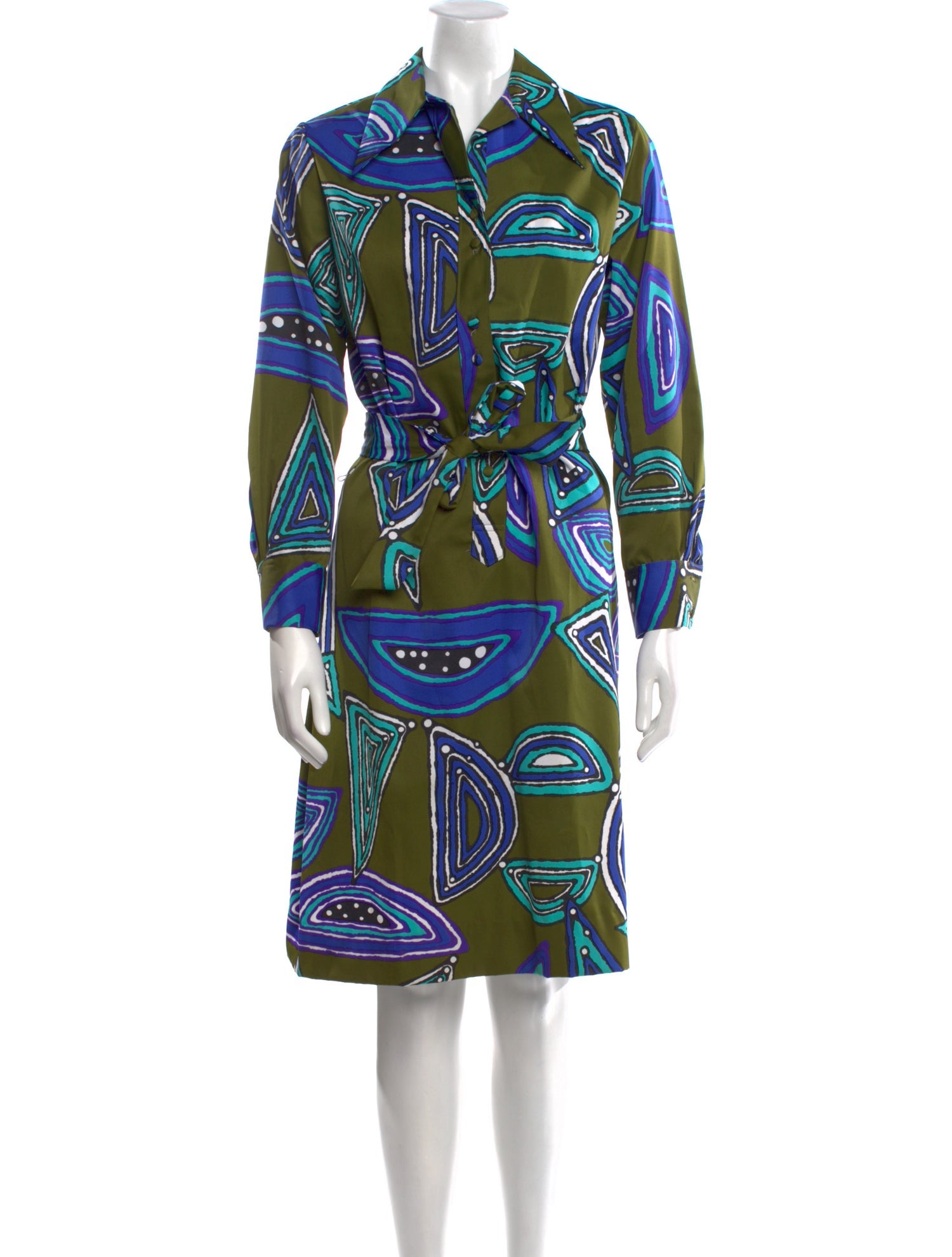 Lanvin Printed Midi Length Dress