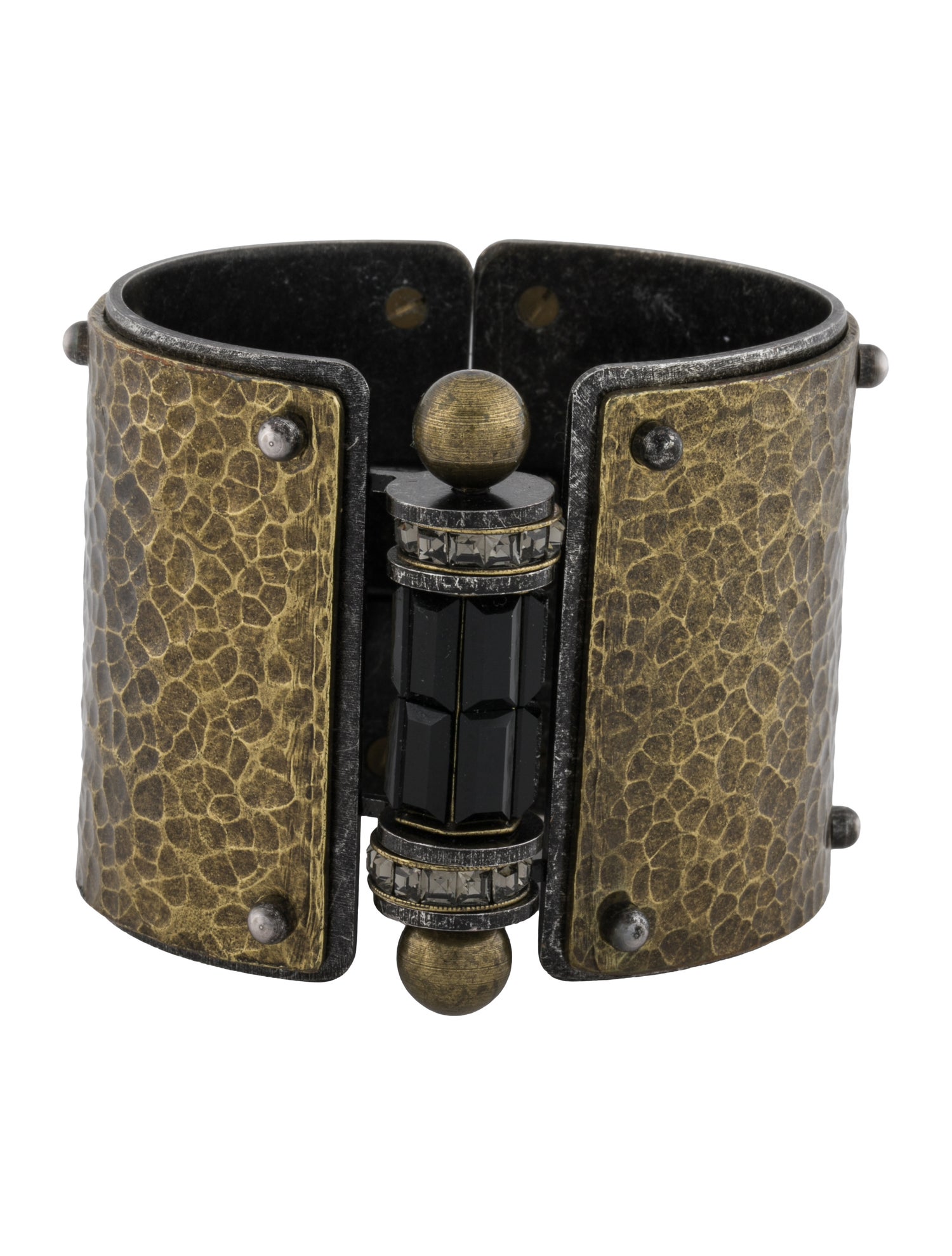 Lanvin Crystal Cuff Bracelet