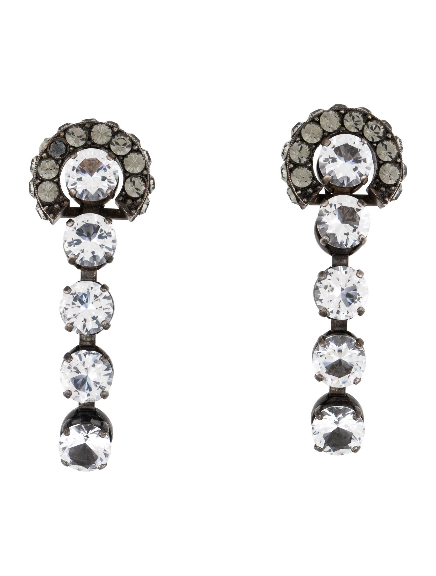 Lanvin Crystal Drop Earrings