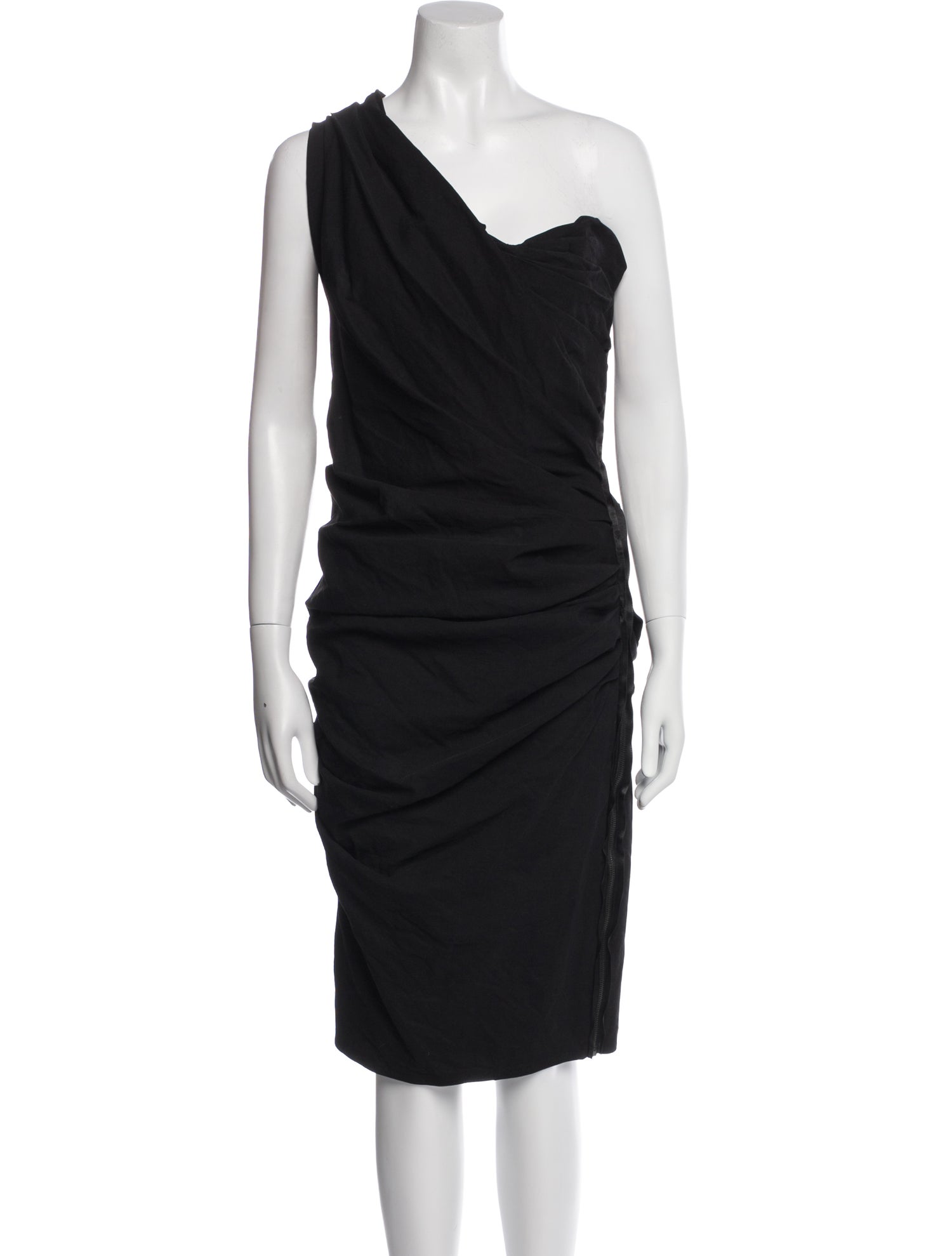 Lanvin One-Shoulder Midi Length Dress