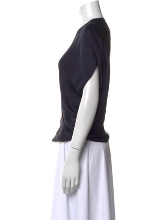 Lanvin Silk V-Neck Blouse