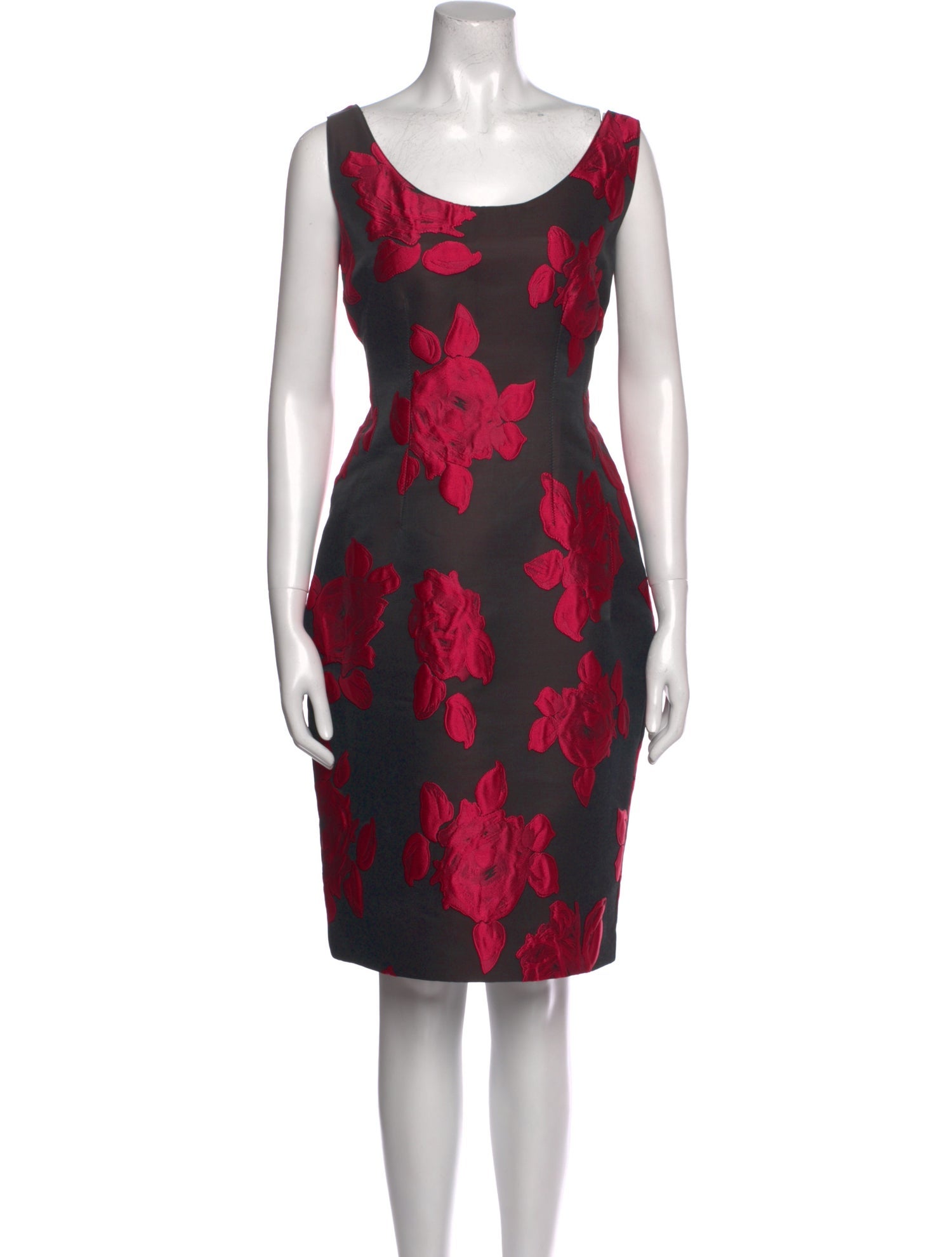 Lanvin Floral Print Knee-Length Dress