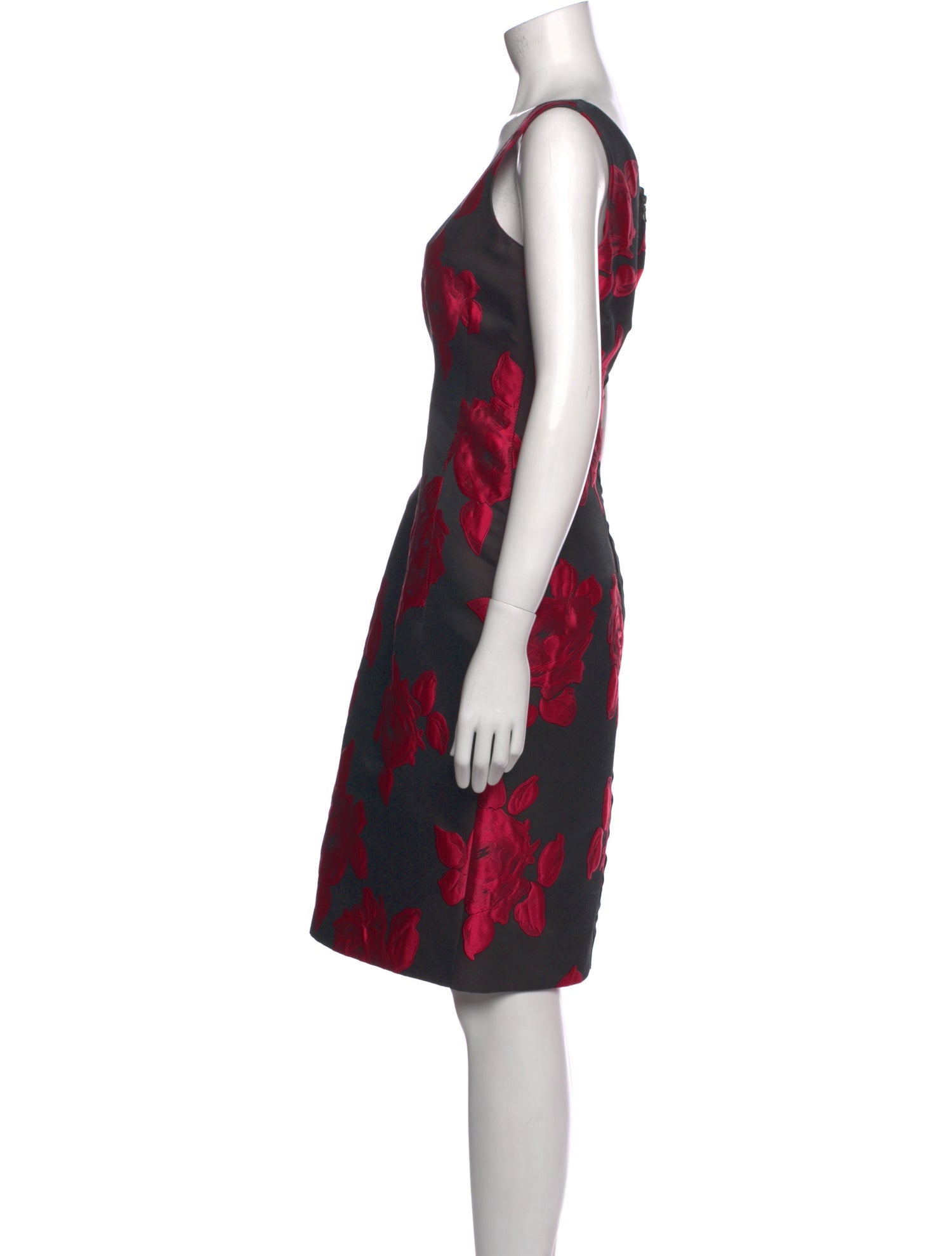 Lanvin Floral Print Knee-Length Dress
