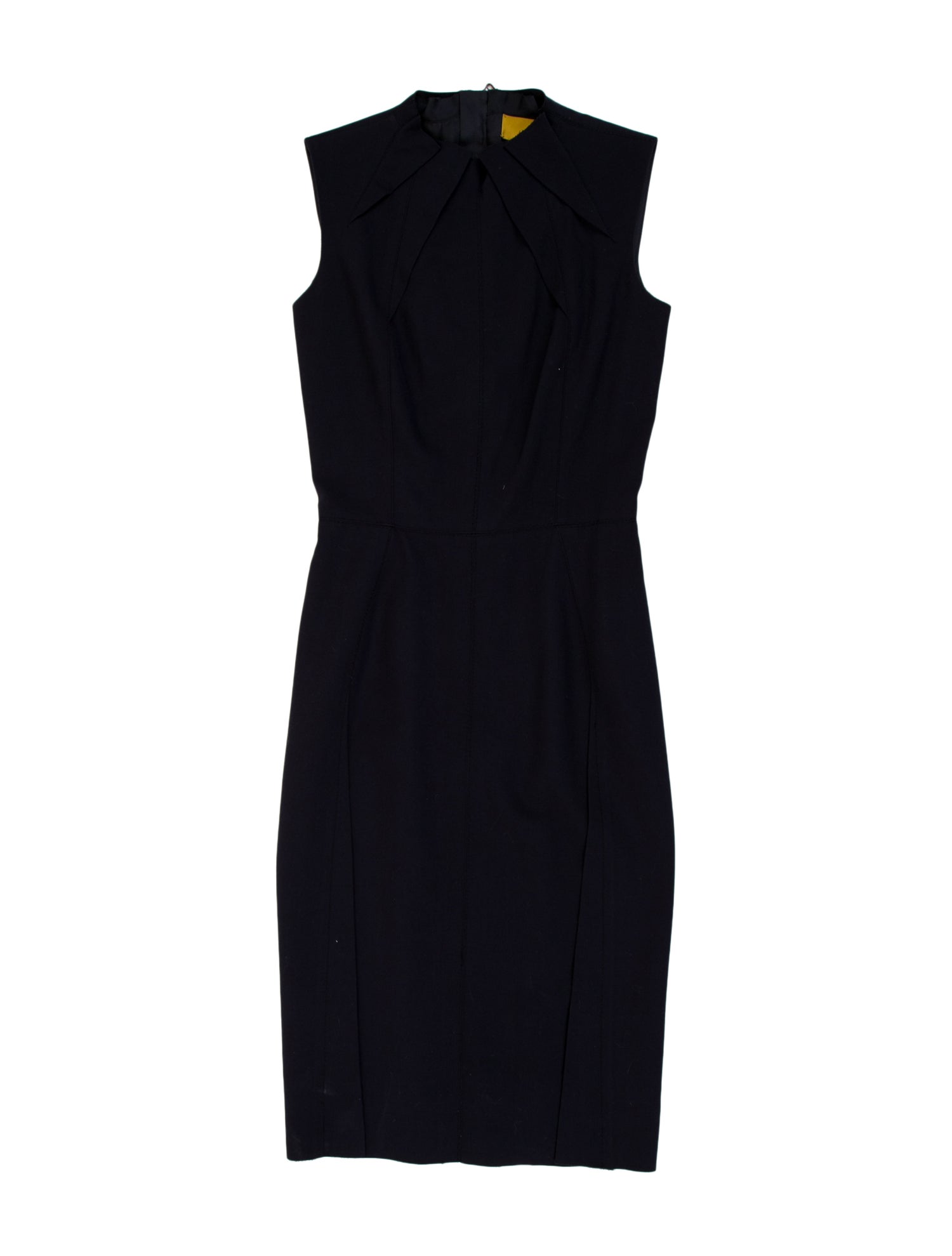 Lanvin Mock Neck Midi Length Dress