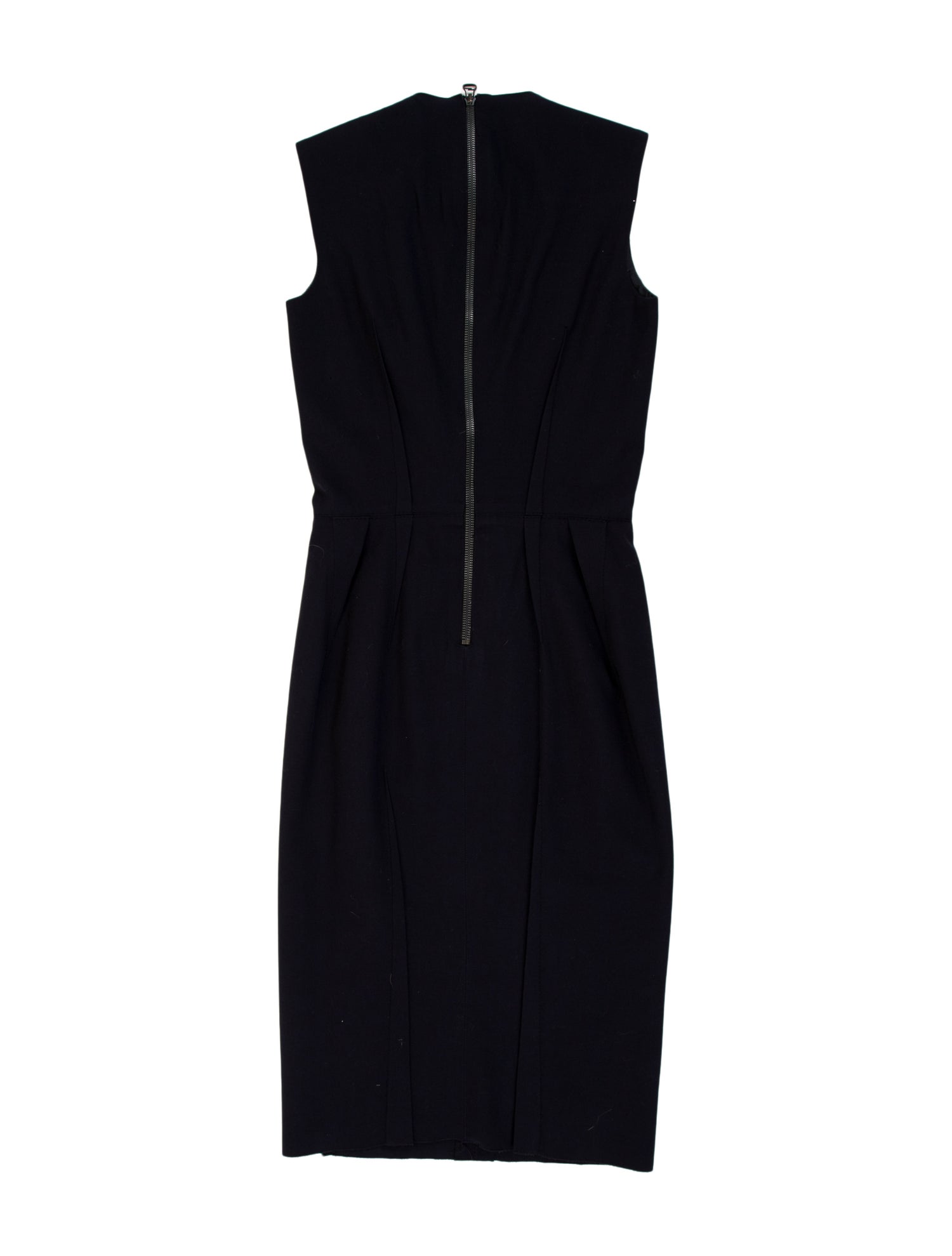 Lanvin Mock Neck Midi Length Dress