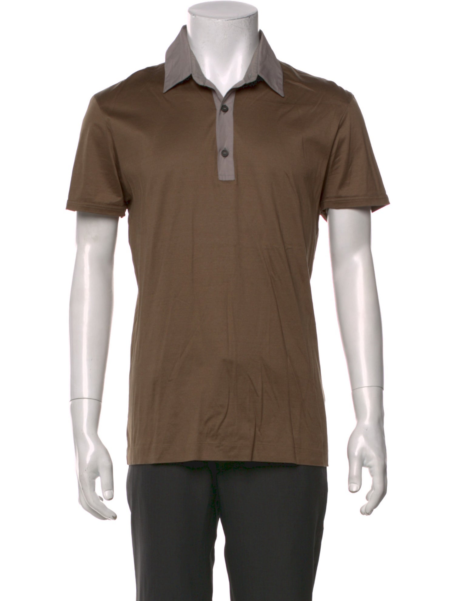 Lanvin Collar Short Sleeve Polo Shirt