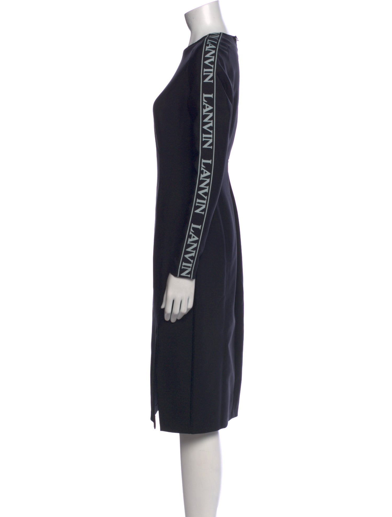 Lanvin Crew Neck Knee-Length Dress