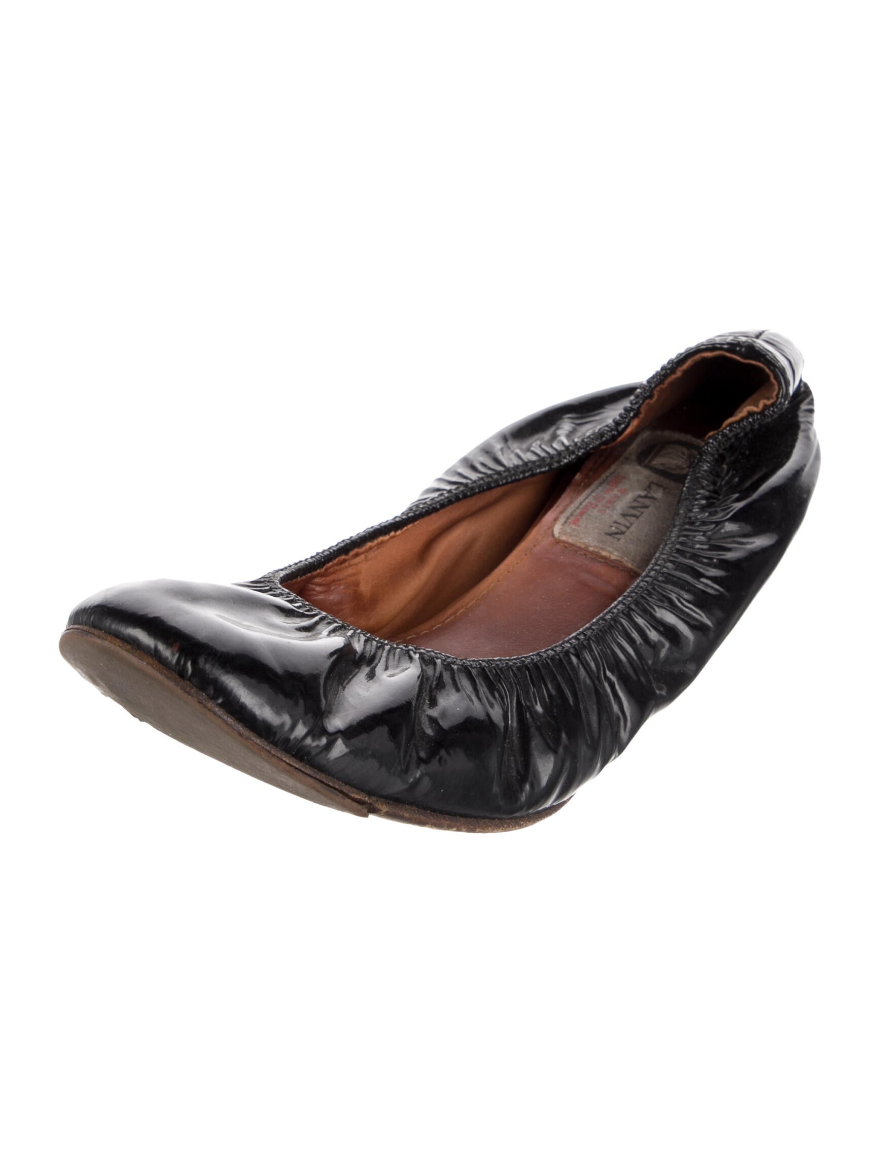 Lanvin Patent Leather Ballet Flats
