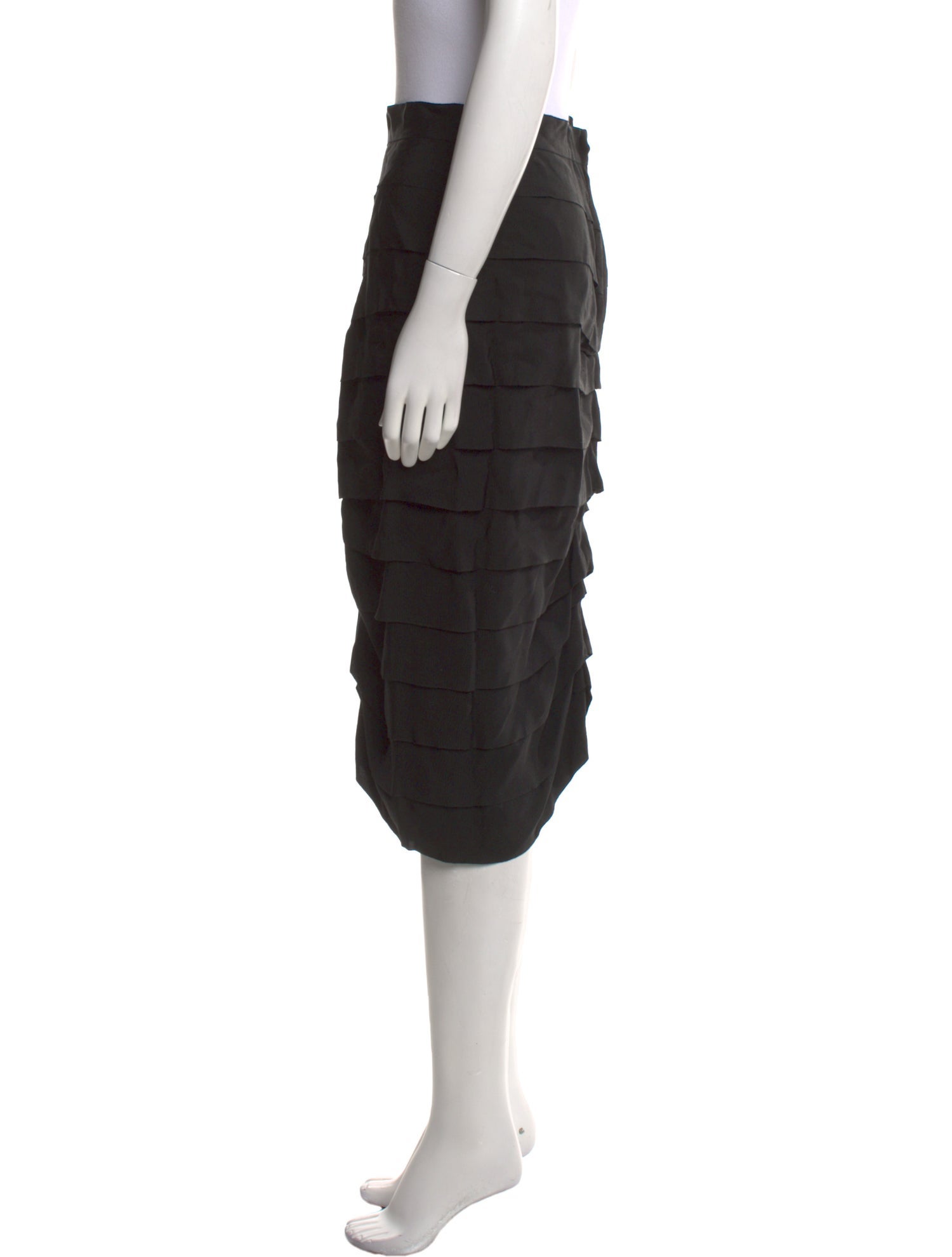 Lanvin Ruffle Embellishment Knee-Length Skirt