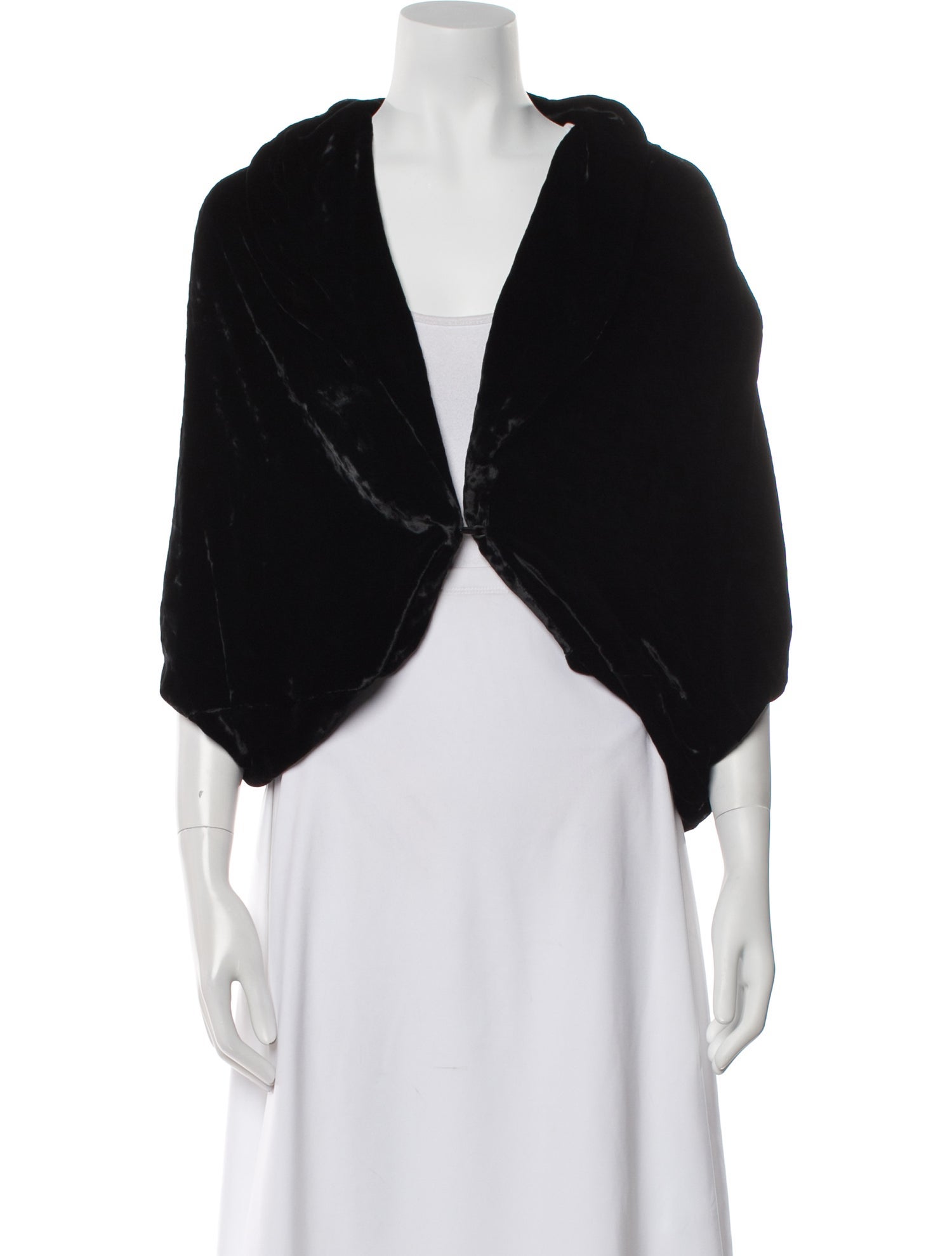 Lanvin Wool V-Neck Crop Top