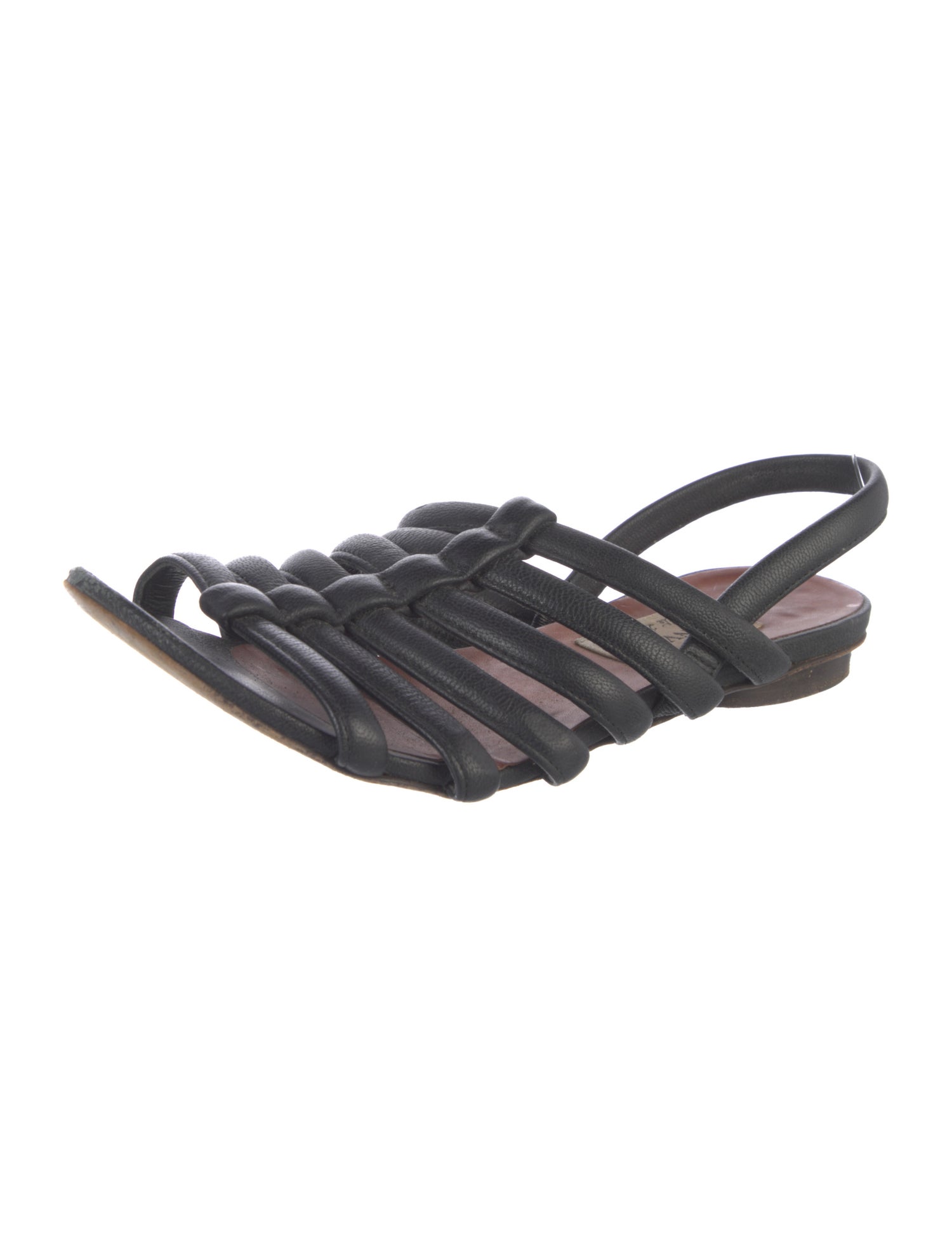 Lanvin Leather Slingback Flats