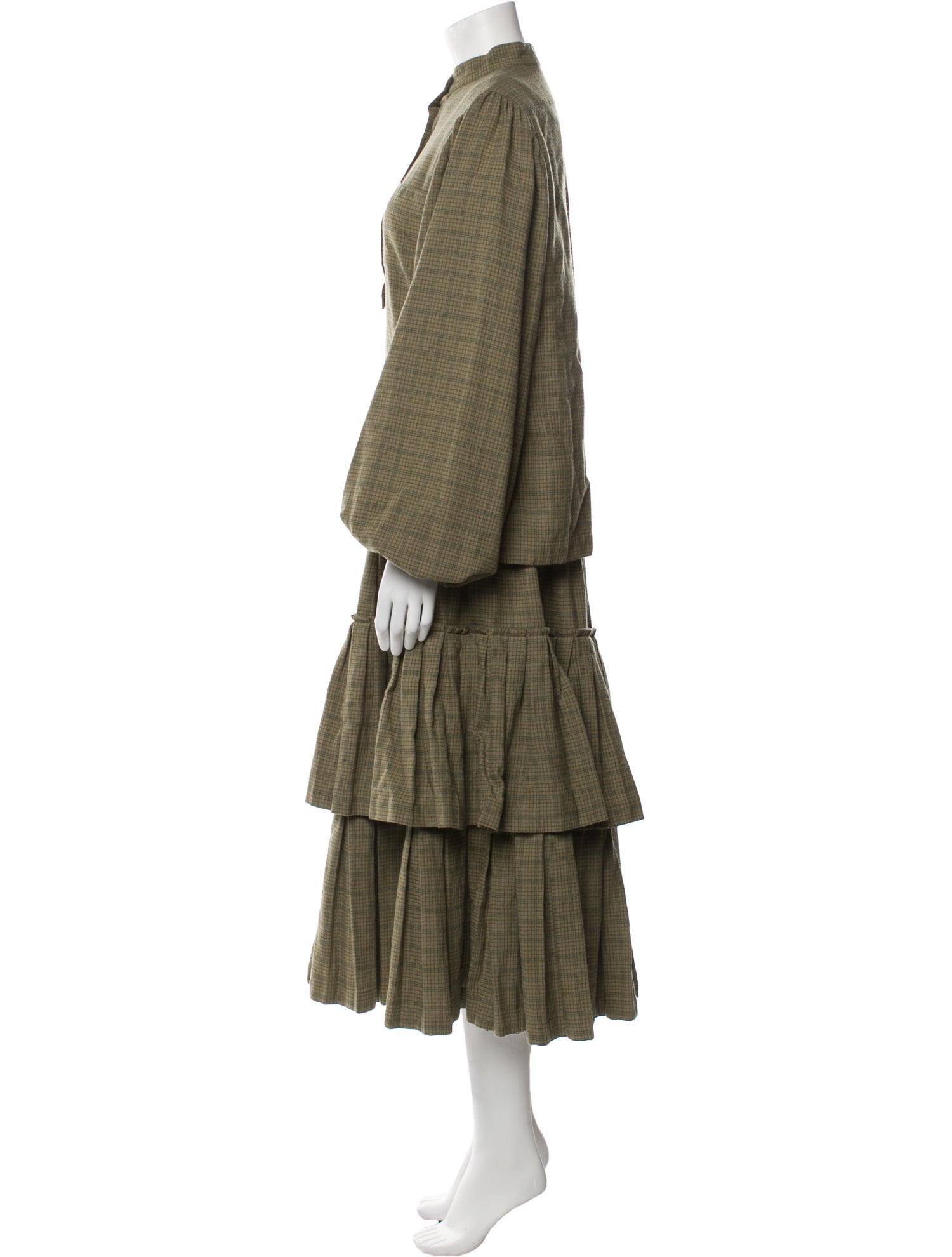 Lanvin Vintage Late 1970's - Early 1980's Skirt Set
